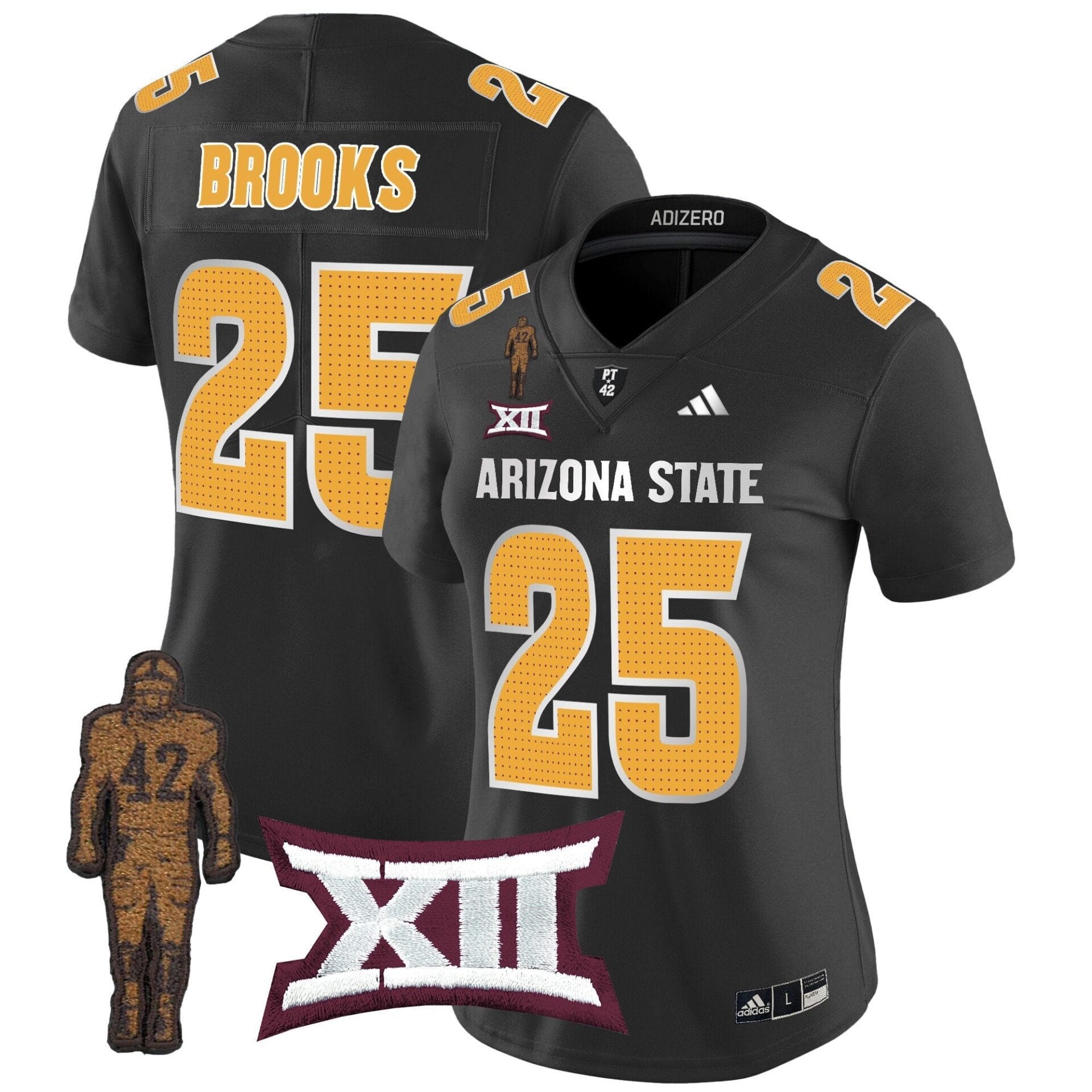 Women's Arizona State Sun Devils 2024 Pat Tillman Honoring Patch Vapor Limited Jersey V2 - All Stitched - Image 45