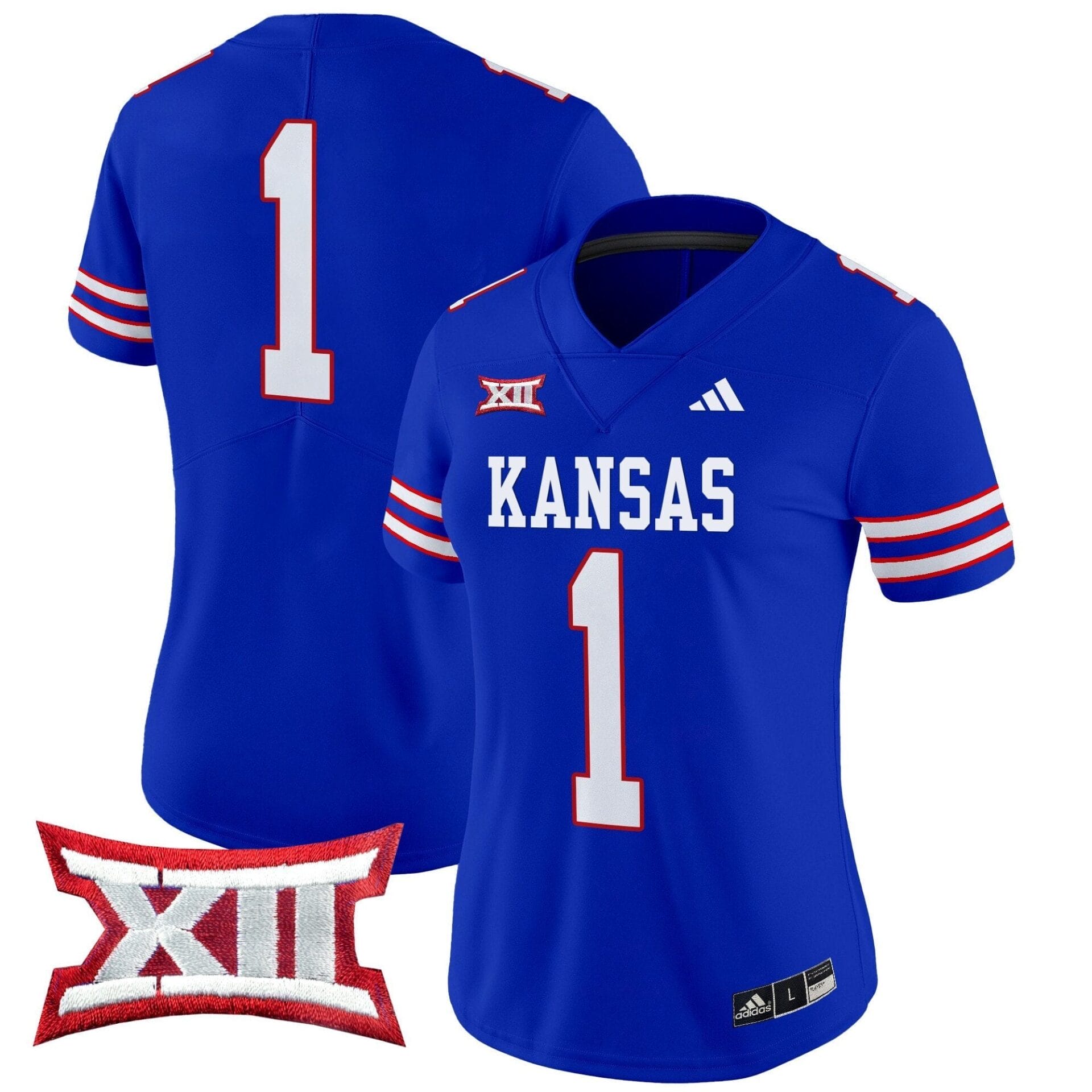Kansas Jayhawks 2024 Vapor Limited Jersey V2 - All Stitched - Image 35