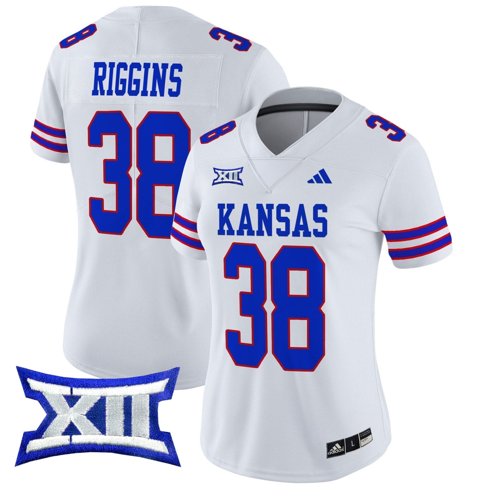 Kansas Jayhawks 2024 Vapor Limited Jersey V2 - All Stitched - Image 27