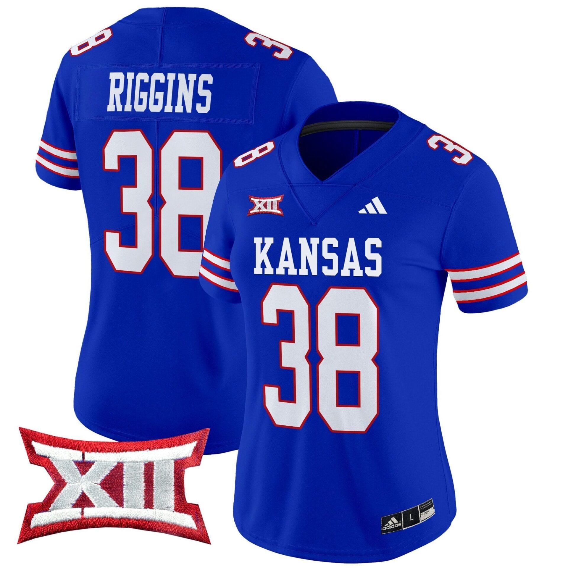 Kansas Jayhawks 2024 Vapor Limited Jersey V2 - All Stitched - Image 34