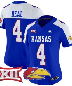 Alternative view of Kansas Jayhawks 2024 Vapor Limited Jersey V2 - All Stitched
