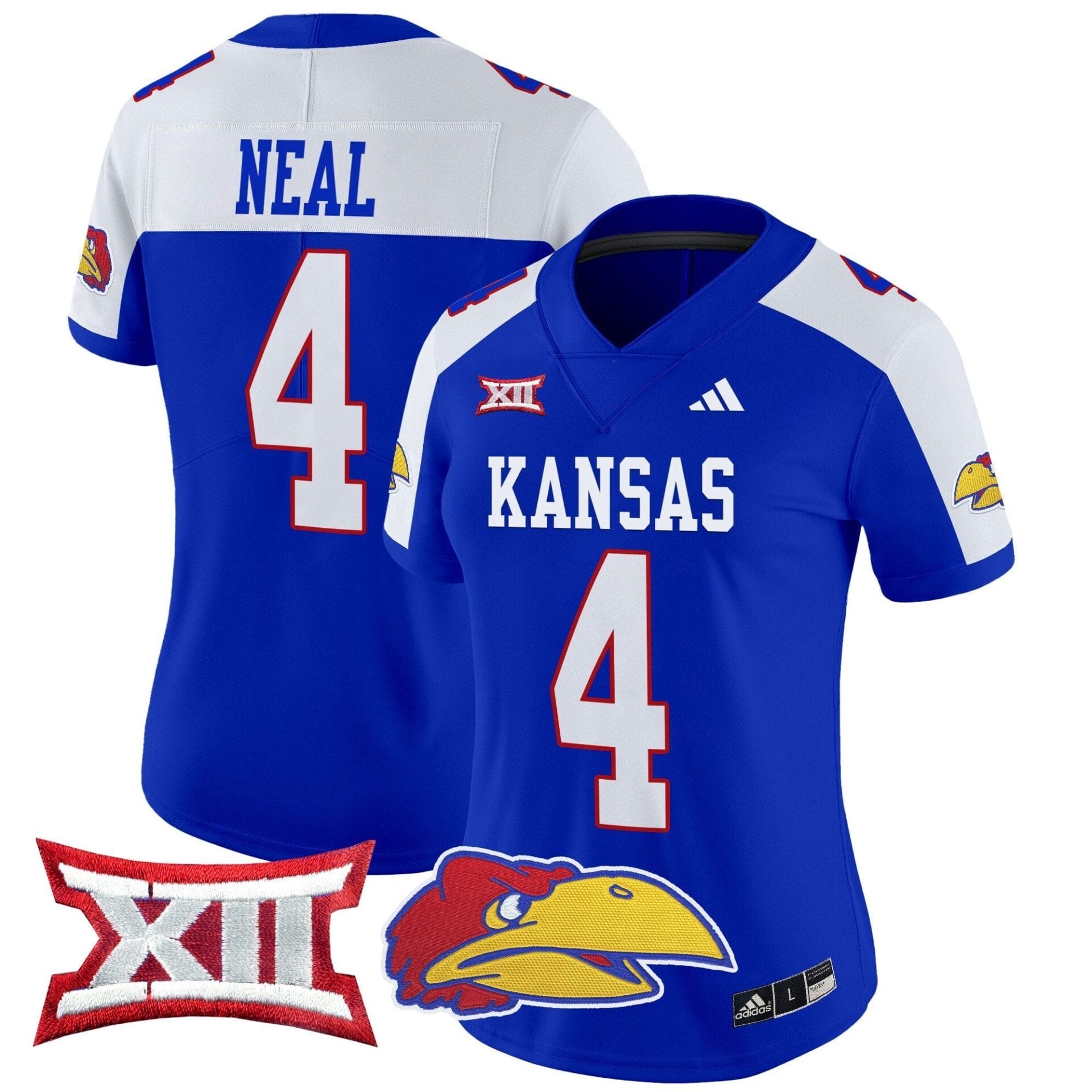 Kansas Jayhawks 2024 Vapor Limited Jersey V2 - All Stitched - Image 2