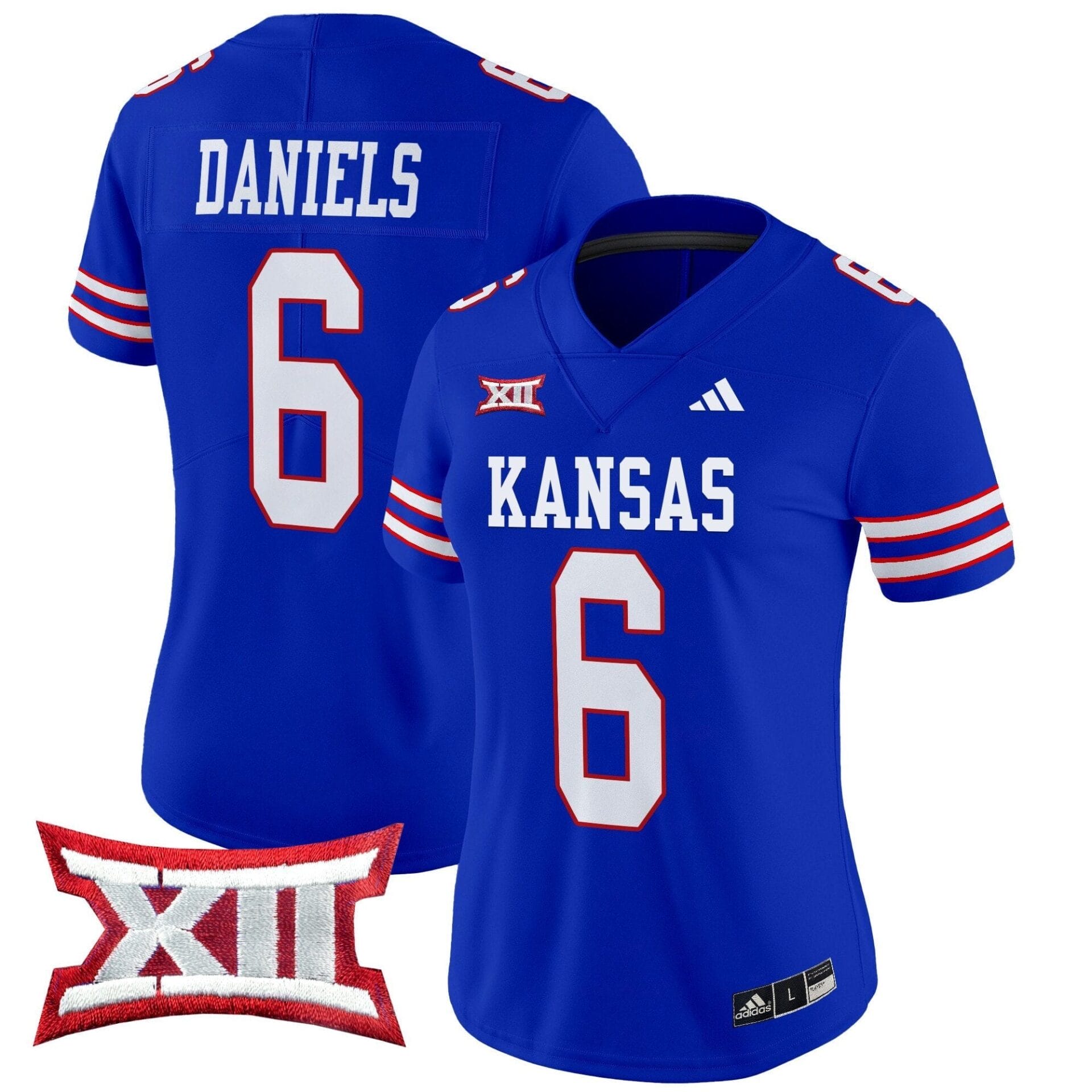Kansas Jayhawks 2024 Vapor Limited Jersey V2 - All Stitched - Image 29