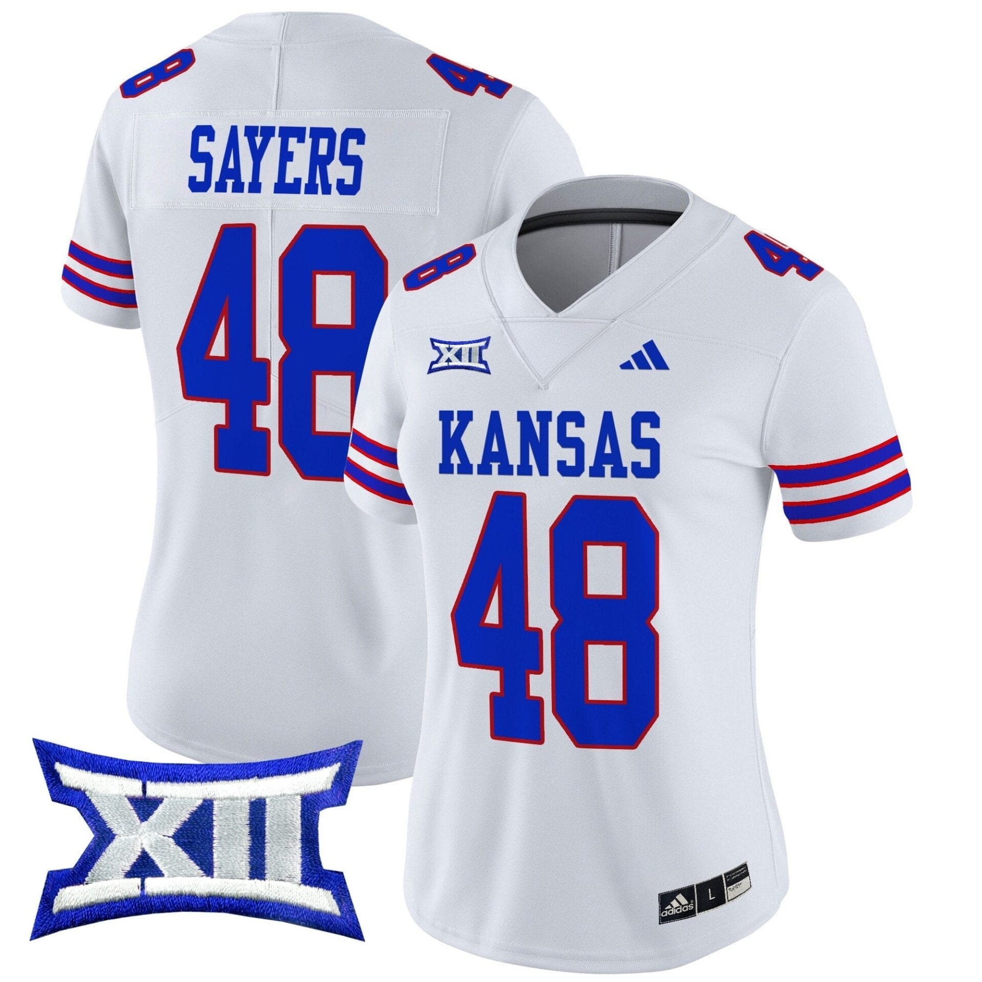 Kansas Jayhawks 2024 Vapor Limited Jersey V2 - All Stitched - Image 26
