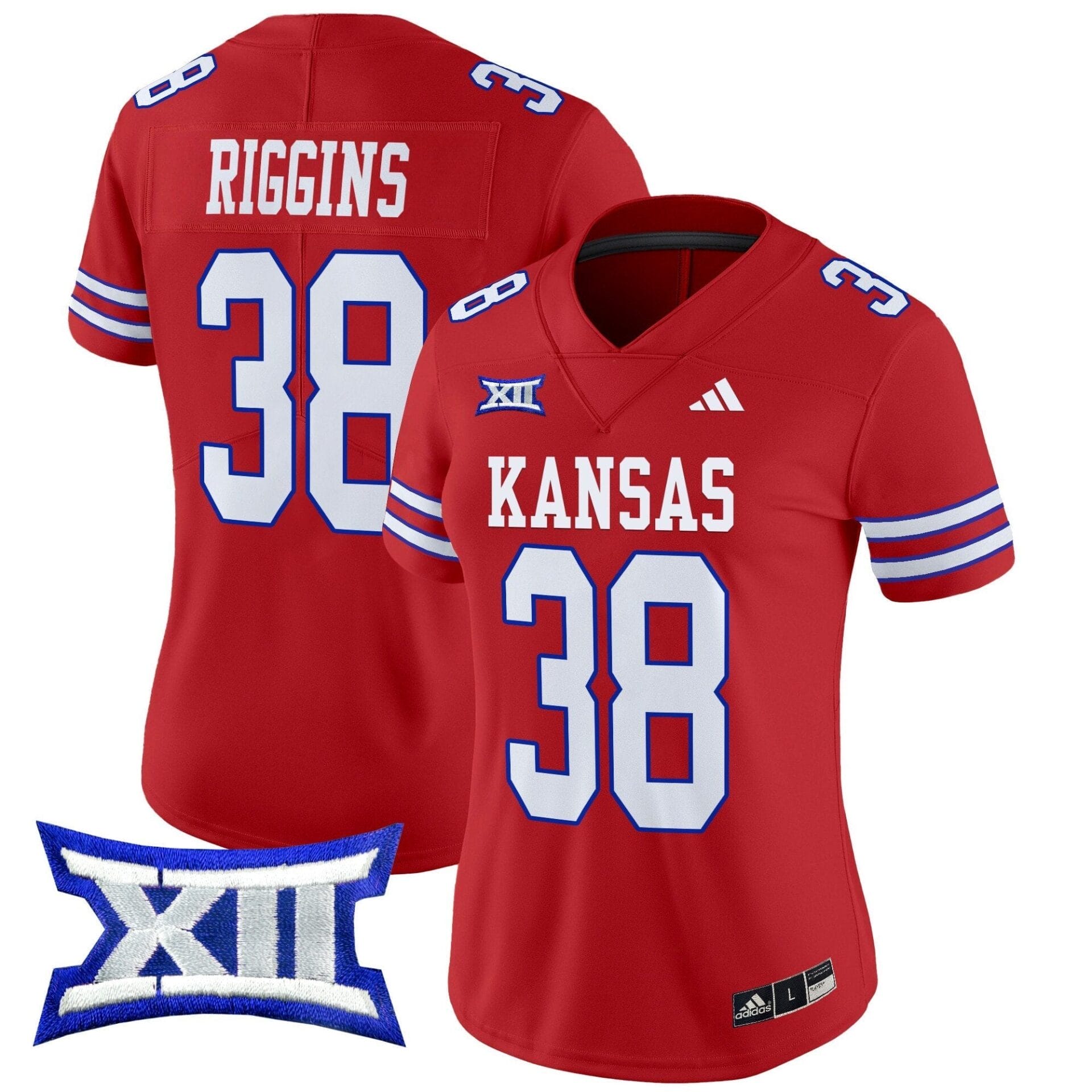 Kansas Jayhawks 2024 Vapor Limited Jersey V2 - All Stitched - Image 20