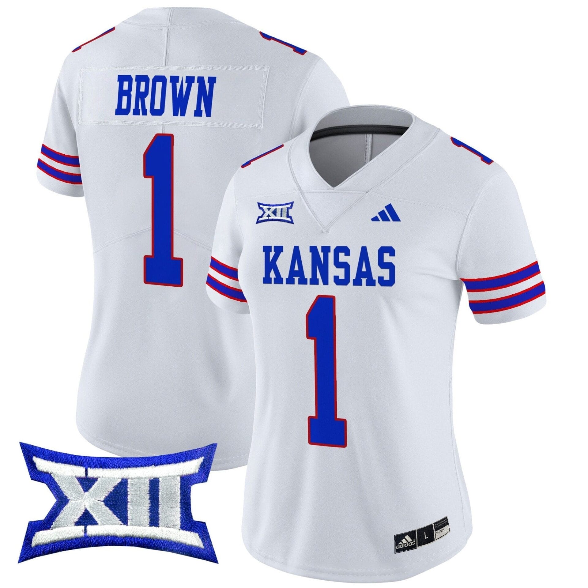 Kansas Jayhawks 2024 Vapor Limited Jersey V2 - All Stitched - Image 25