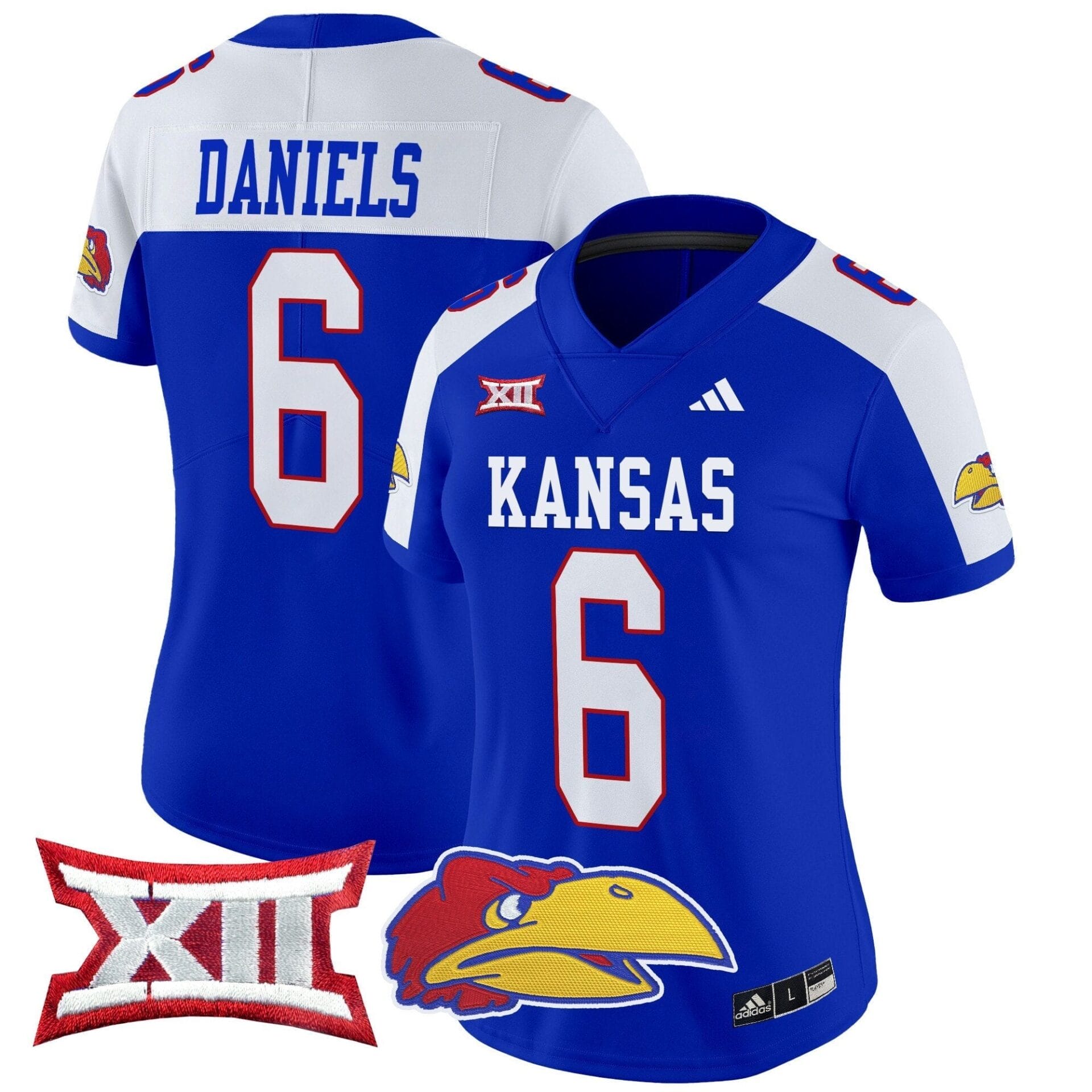 Kansas Jayhawks 2024 Vapor Limited Jersey V2 - All Stitched