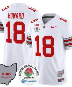 Ohio State Buckeyes 'Heritage Stripe' Rose Bowl Vapor Limited Jersey - All Stitched