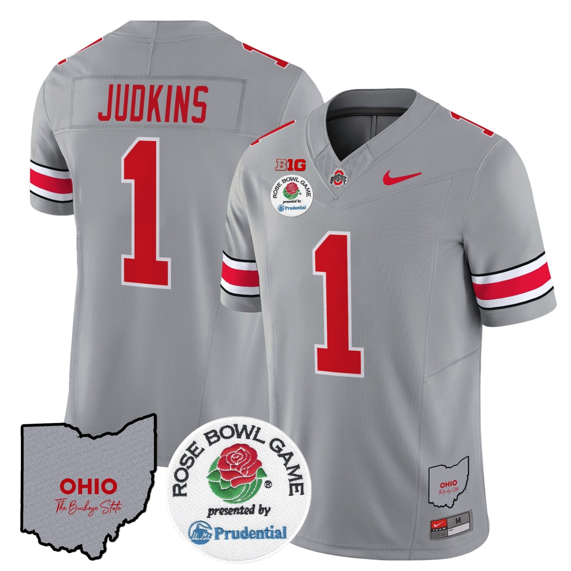 Ohio State Buckeyes Rose Bowl Vapor Limited Jersey V2 - All Stitched - Image 22