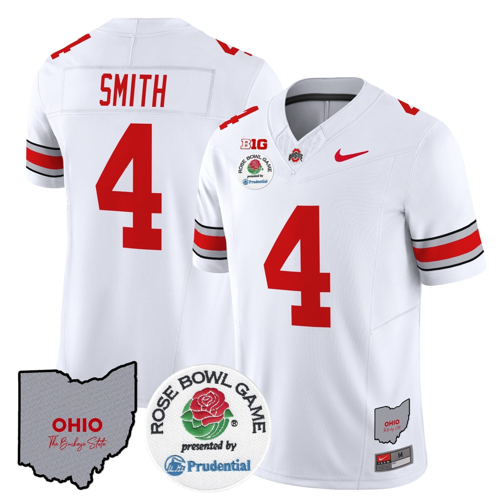 Ohio State Buckeyes Rose Bowl Vapor Limited Jersey V2 - All Stitched - Image 3