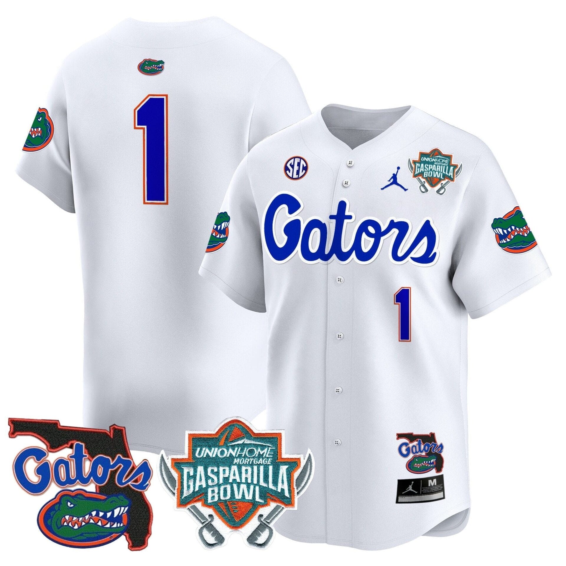 Florida Gators 2024 Gasparilla Bowl Patch Vapor Premier Limited Jersey - All Stitched - Image 48