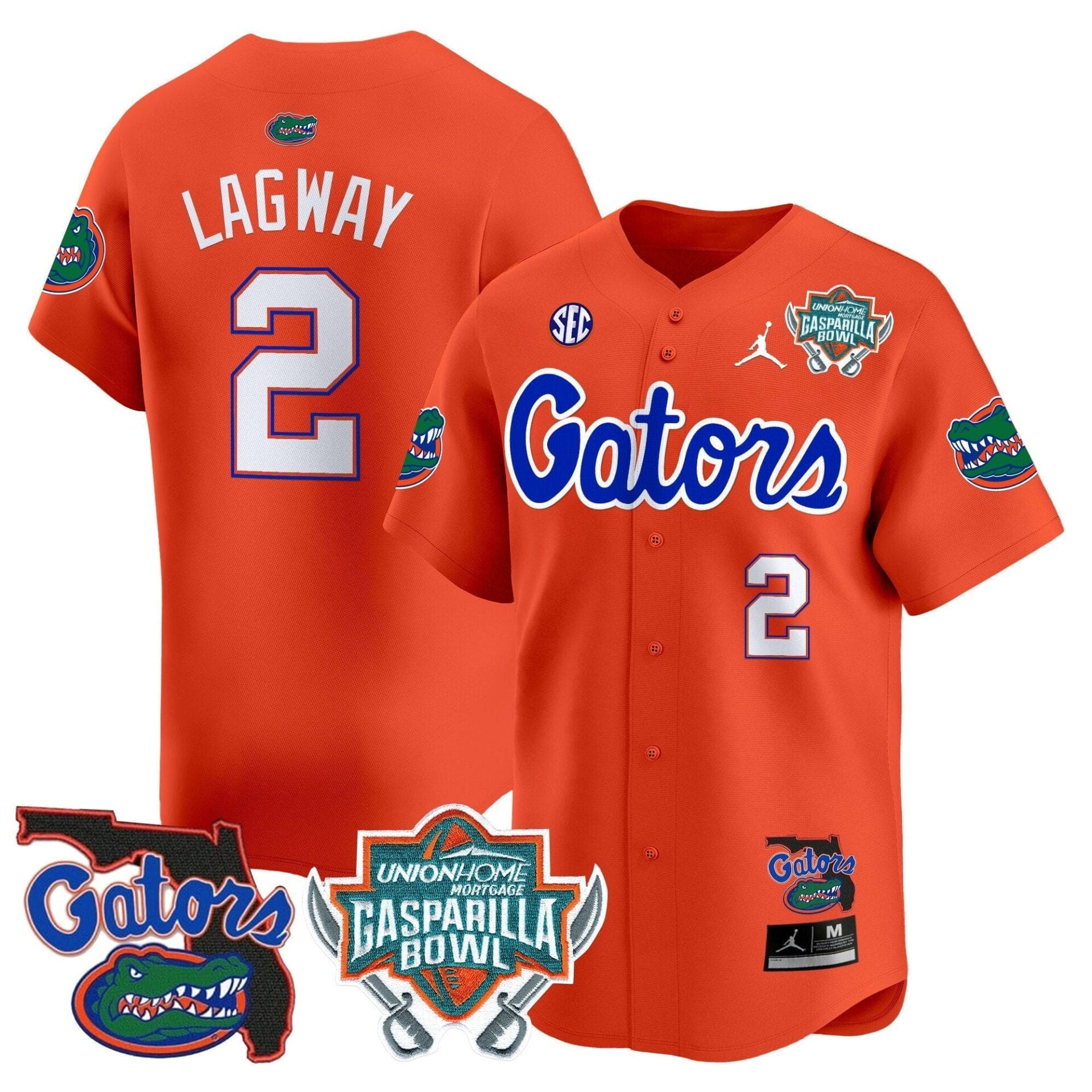Florida Gators 2024 Gasparilla Bowl Patch Vapor Premier Limited Jersey - All Stitched - Image 25
