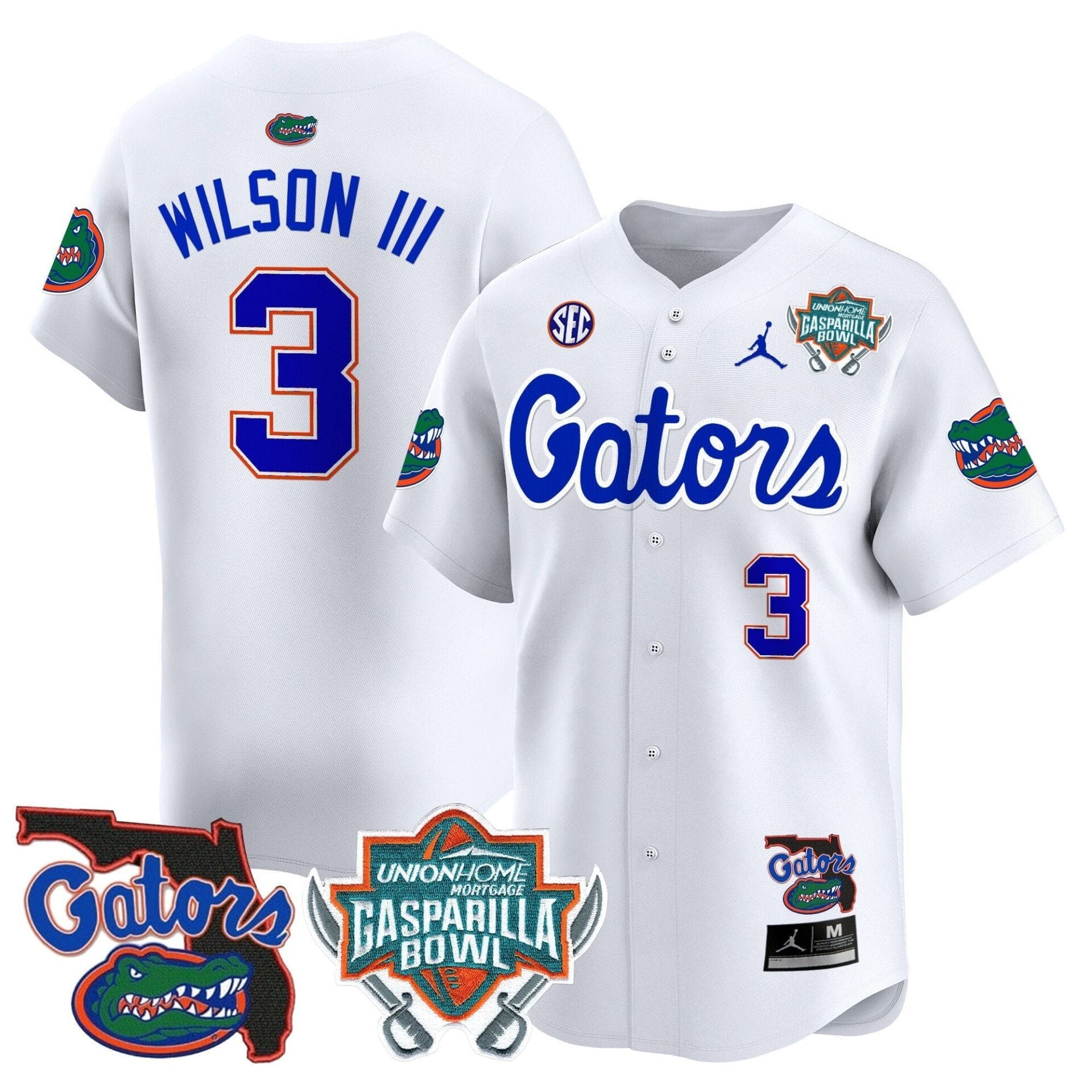 Florida Gators 2024 Gasparilla Bowl Patch Vapor Premier Limited Jersey - All Stitched - Image 43