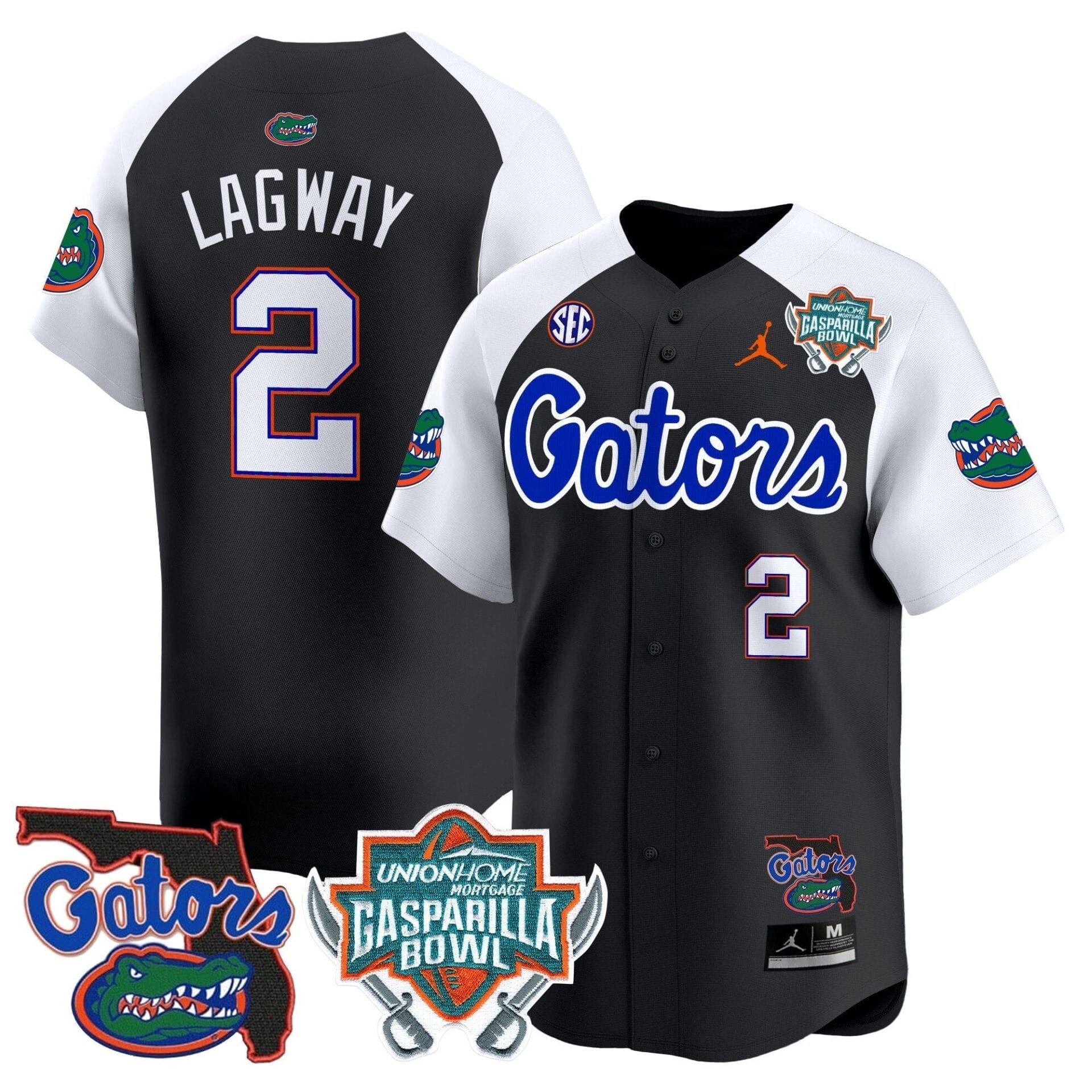 Florida Gators 2024 Gasparilla Bowl Patch Vapor Premier Limited Jersey - All Stitched