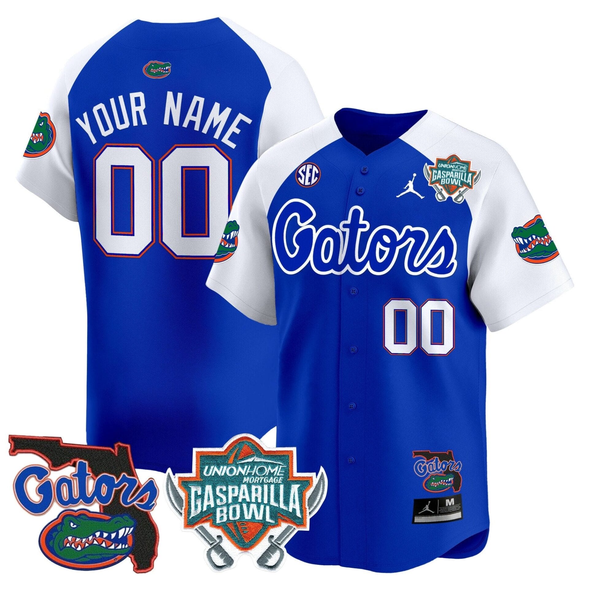 Florida Gators 2024 Gasparilla Bowl Patch Vapor Premier Limited Custom Jersey - All Stitched - Image 2