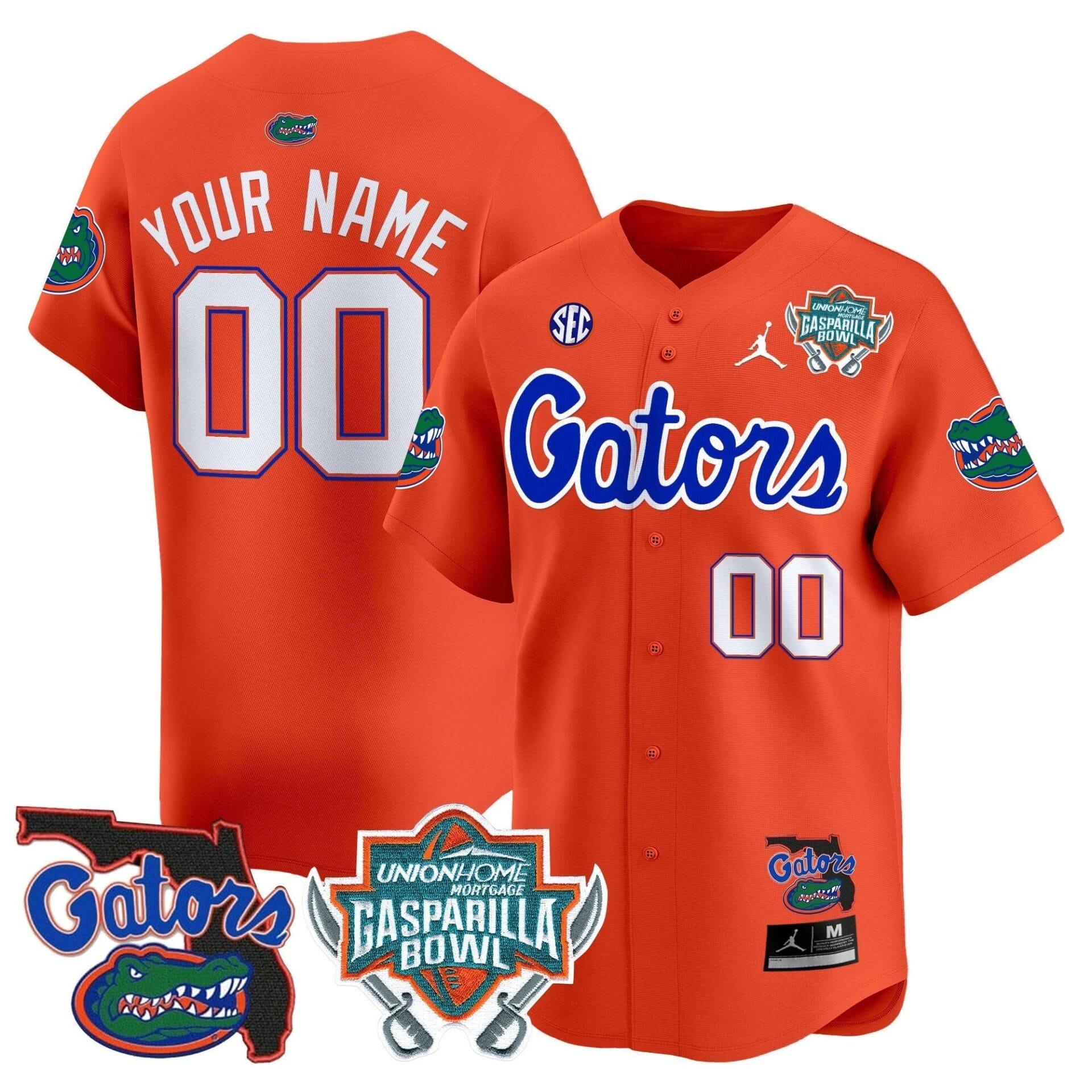 Florida Gators 2024 Gasparilla Bowl Patch Vapor Premier Limited Custom Jersey - All Stitched - Image 4