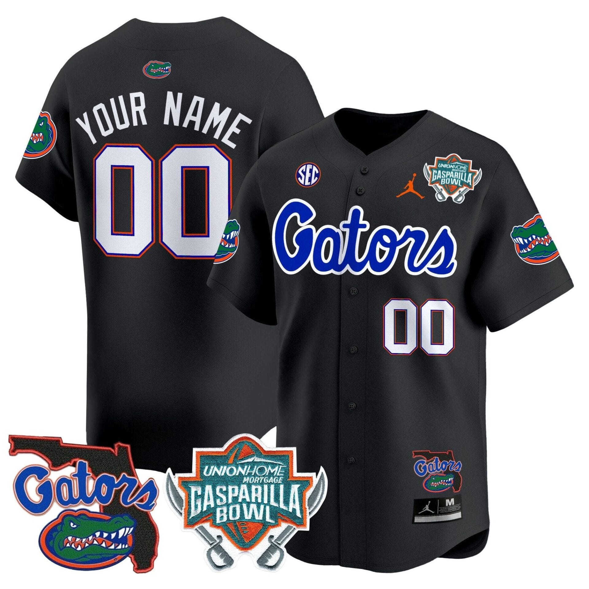 Florida Gators 2024 Gasparilla Bowl Patch Vapor Premier Limited Custom Jersey - All Stitched - Image 3