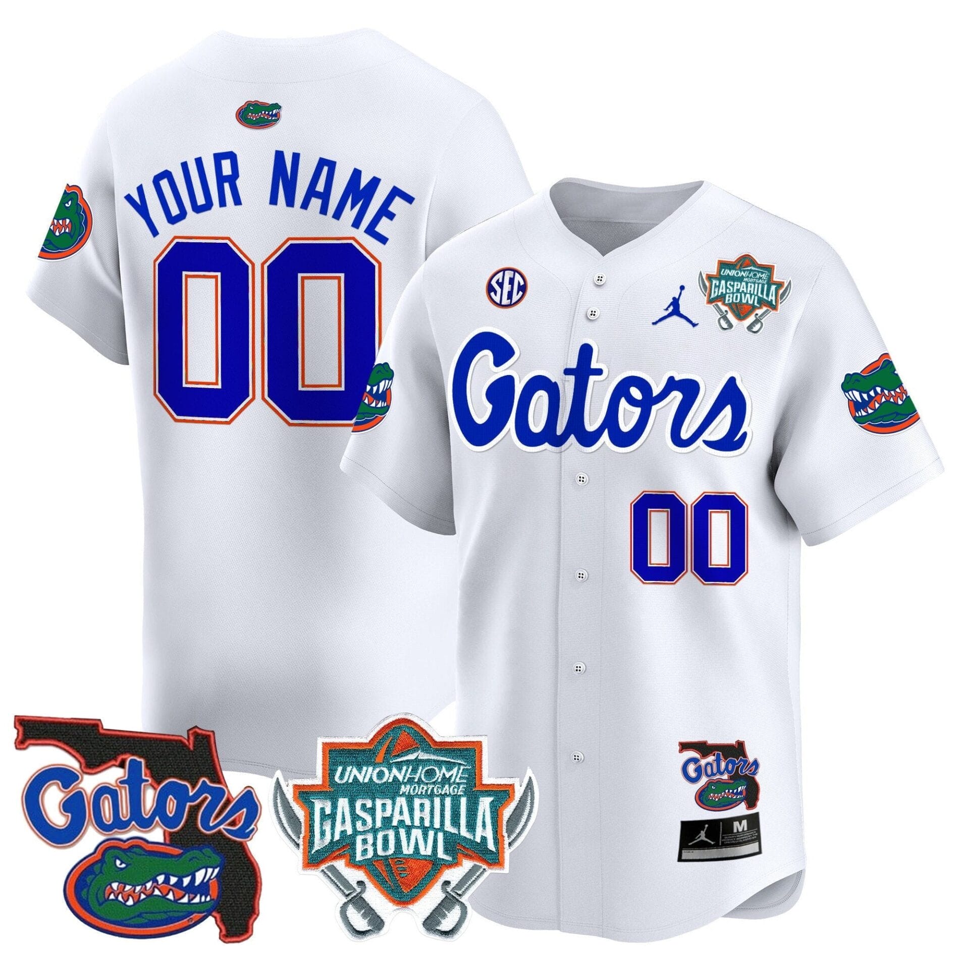 Florida Gators 2024 Gasparilla Bowl Patch Vapor Premier Limited Custom Jersey - All Stitched - Image 6
