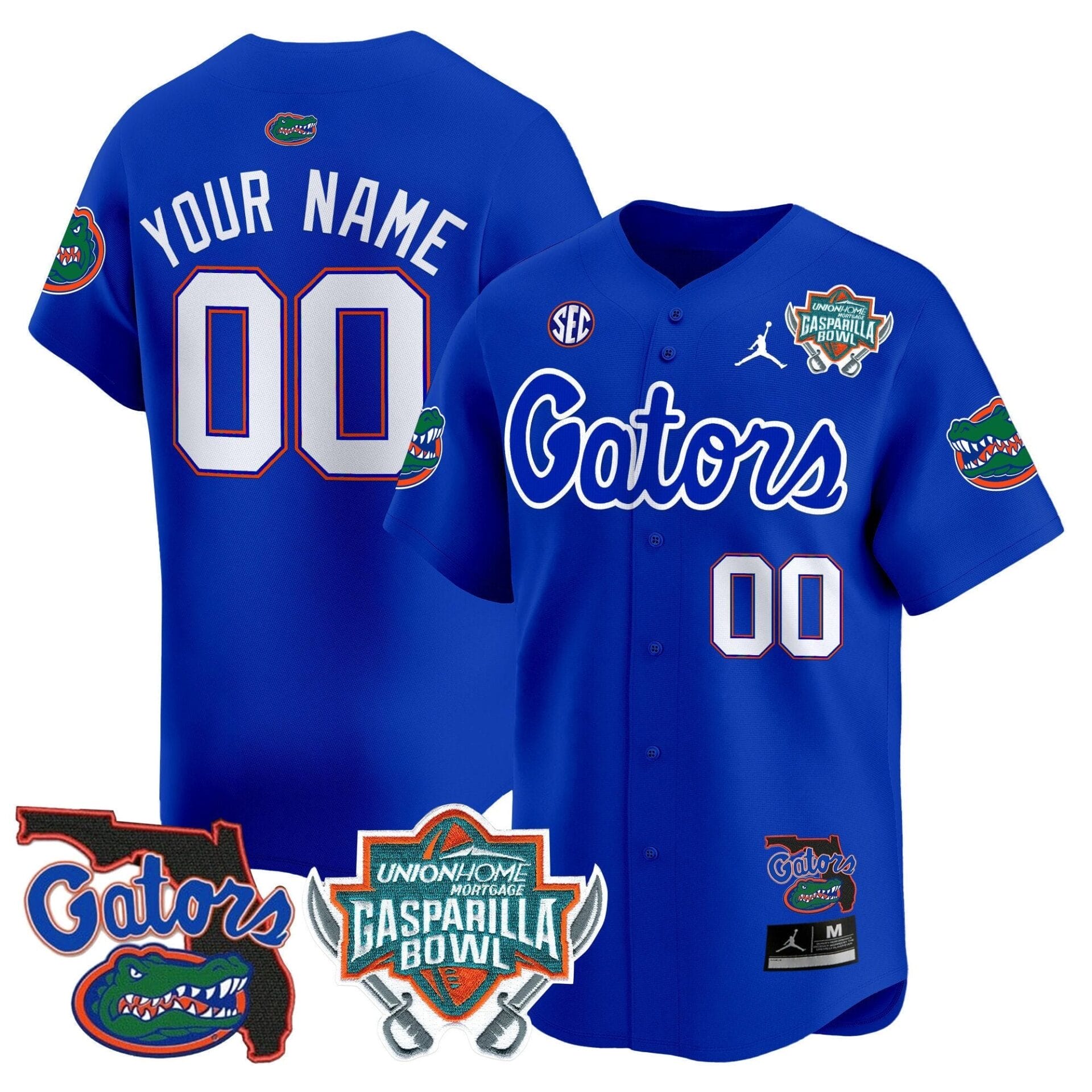Florida Gators 2024 Gasparilla Bowl Patch Vapor Premier Limited Custom Jersey - All Stitched - Image 5
