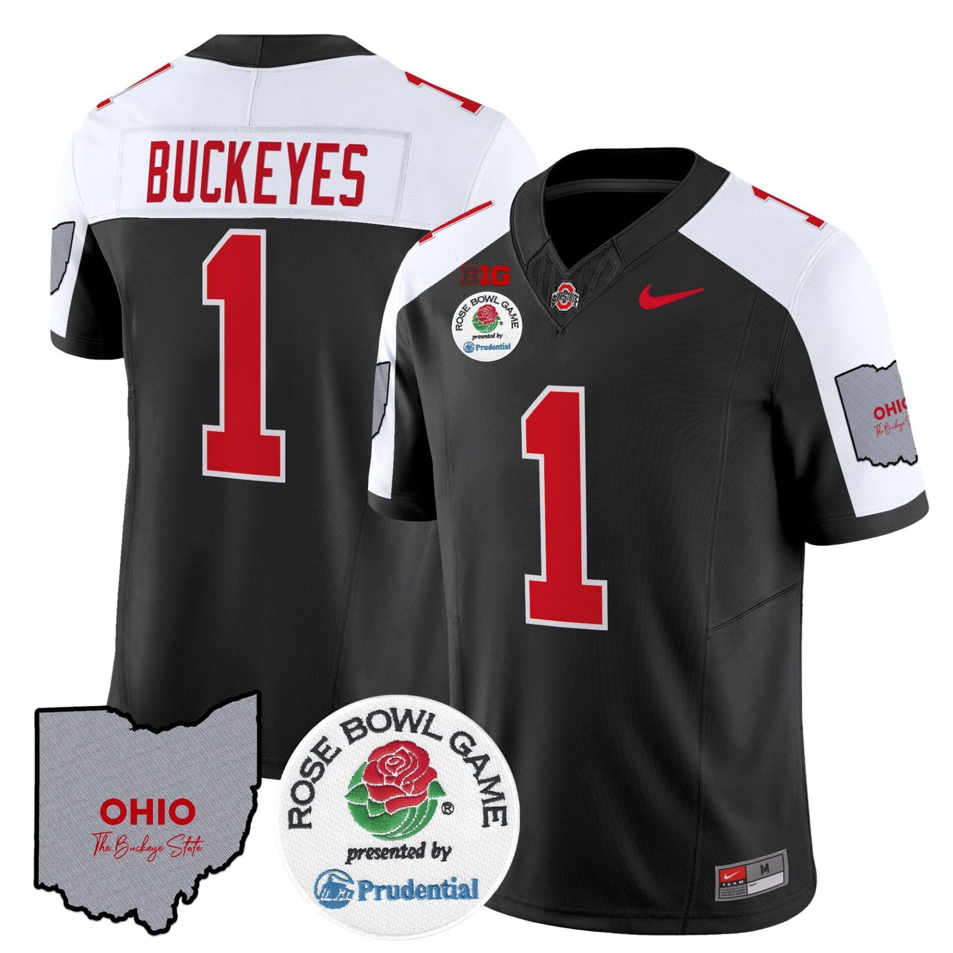 Ohio State Buckeyes Rose Bowl Vapor Limited Jersey V2 - All Stitched - Image 44