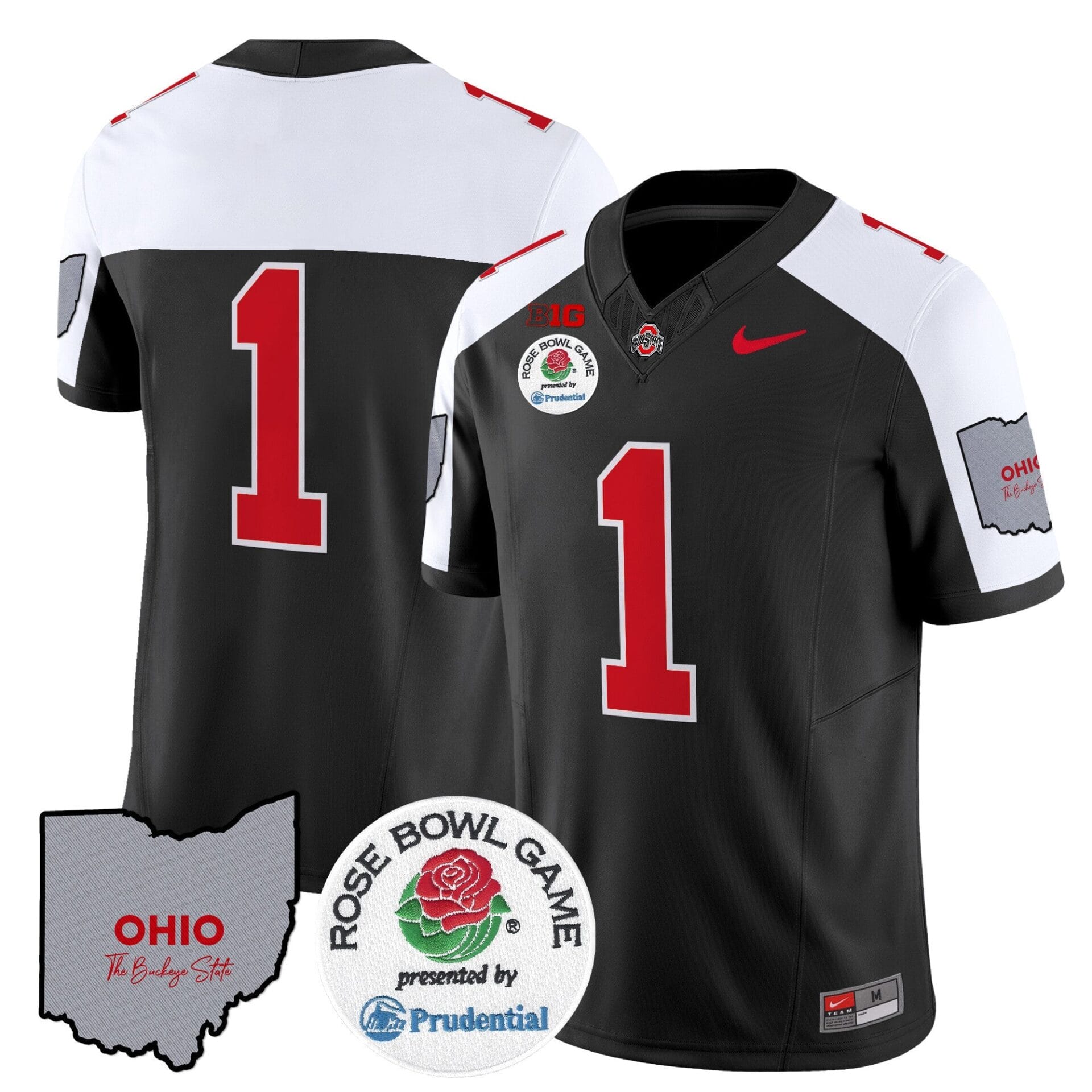 Ohio State Buckeyes Rose Bowl Vapor Limited Jersey V2 - All Stitched - Image 50