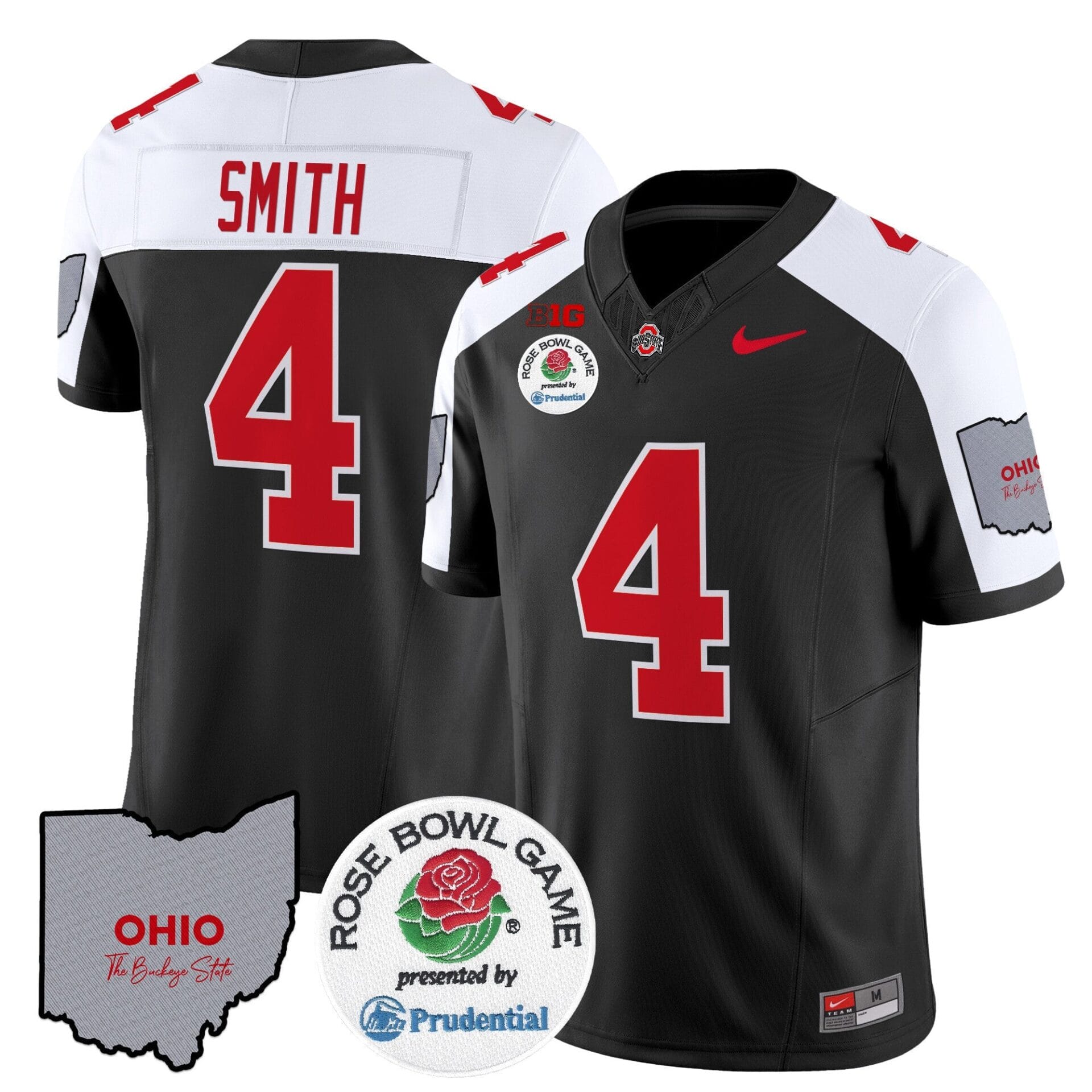 Ohio State Buckeyes Rose Bowl Vapor Limited Jersey V2 - All Stitched - Image 43