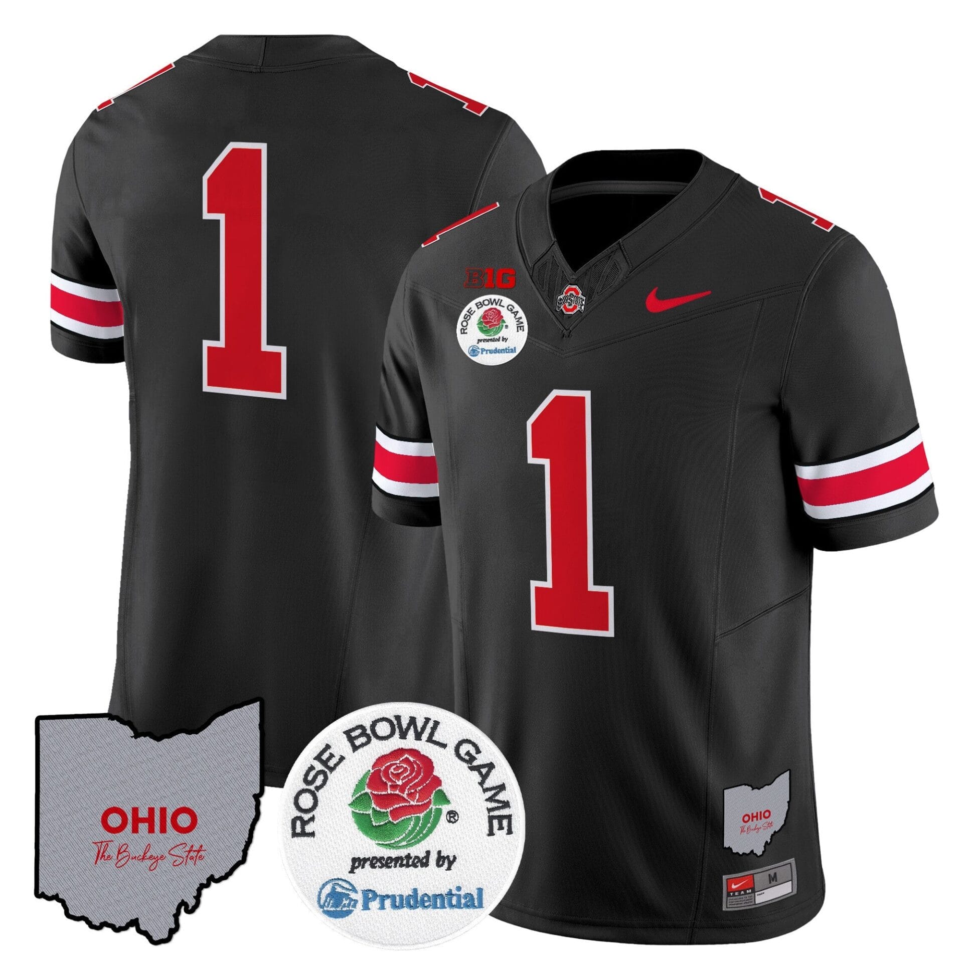 Ohio State Buckeyes Rose Bowl Vapor Limited Jersey V2 - All Stitched - Image 40