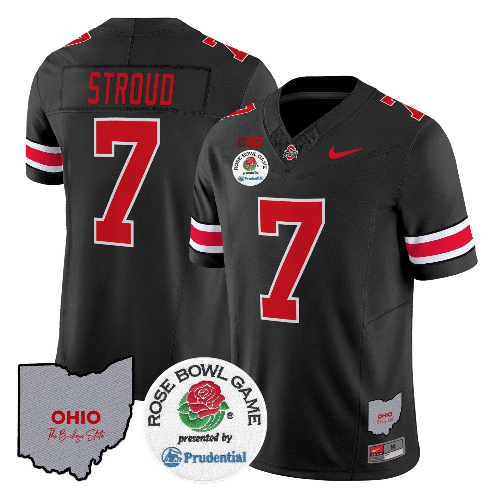 Ohio State Buckeyes Rose Bowl Vapor Limited Jersey V2 - All Stitched - Image 35