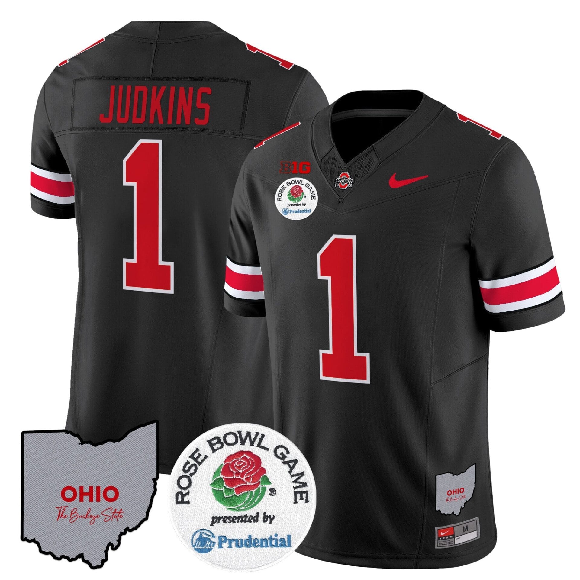 Ohio State Buckeyes Rose Bowl Vapor Limited Jersey V2 - All Stitched - Image 32