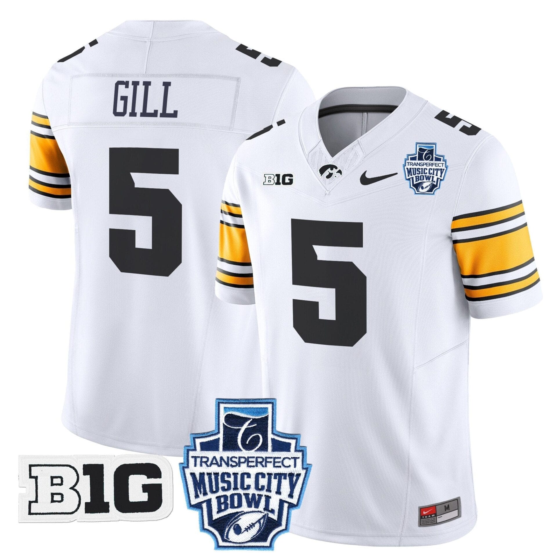 Iowa Hawkeyes 2024 Music City Bowl Vapor Limited Jersey - All Stitched - Image 35