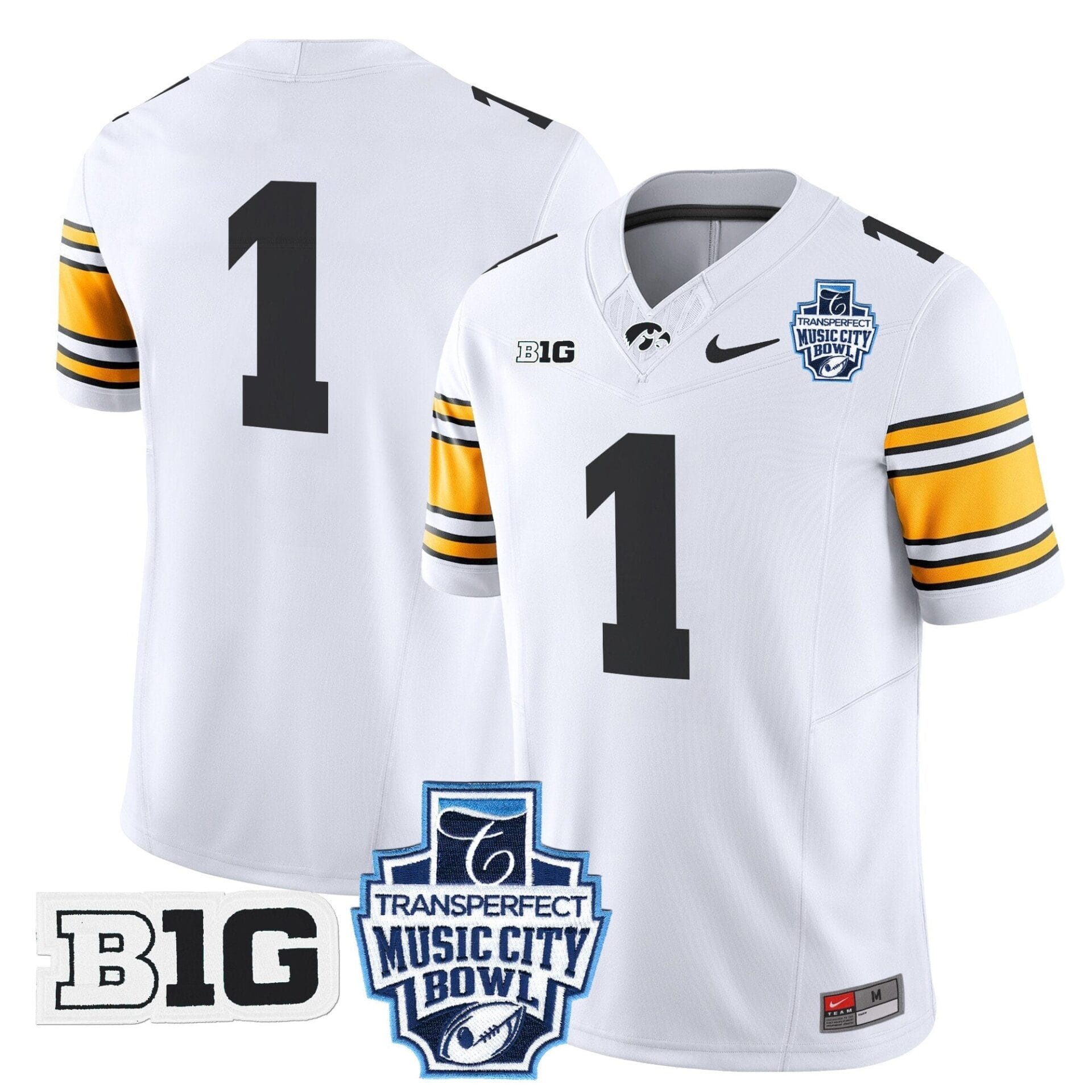 Iowa Hawkeyes 2024 Music City Bowl Vapor Limited Jersey - All Stitched - Image 40