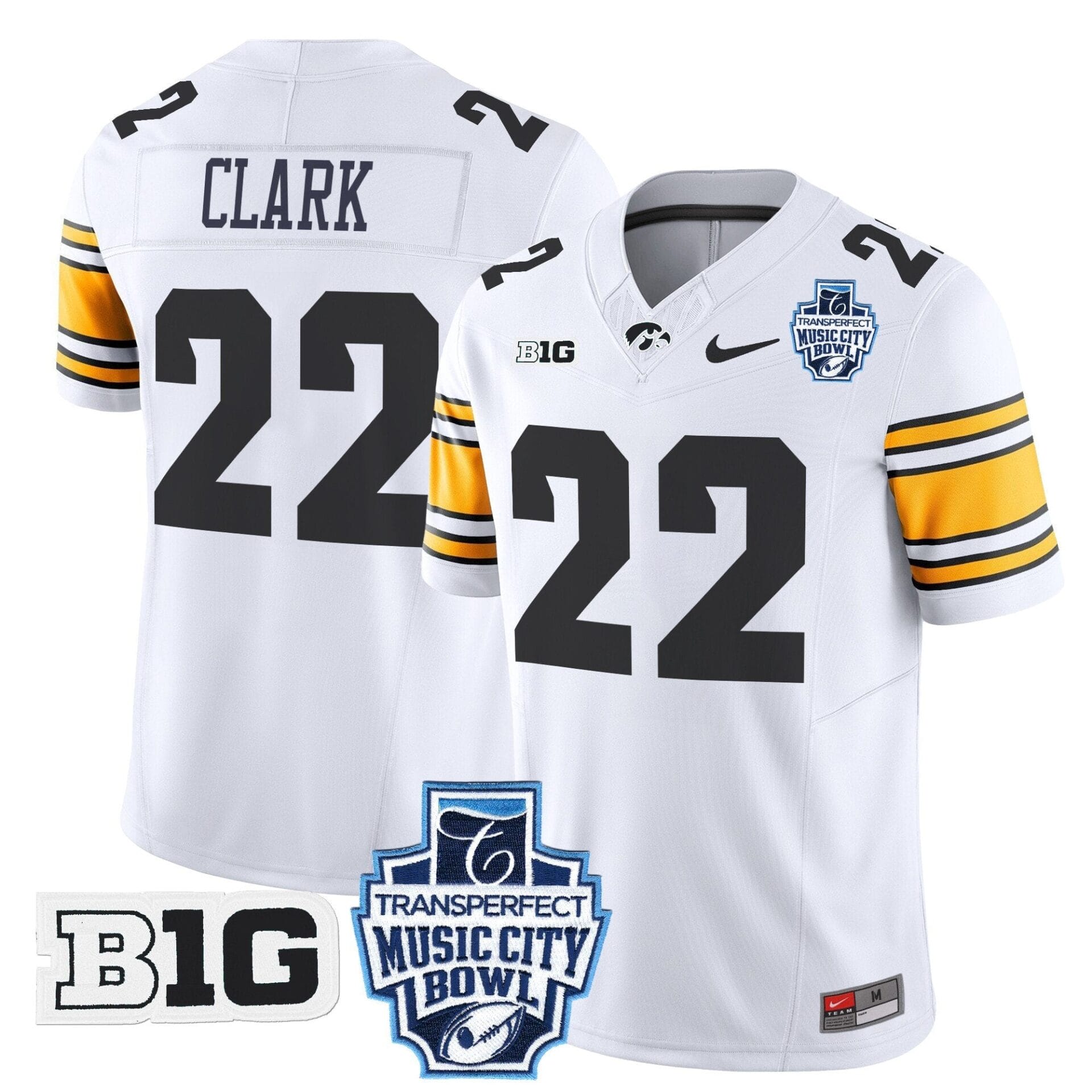 Iowa Hawkeyes 2024 Music City Bowl Vapor Limited Jersey - All Stitched - Image 39