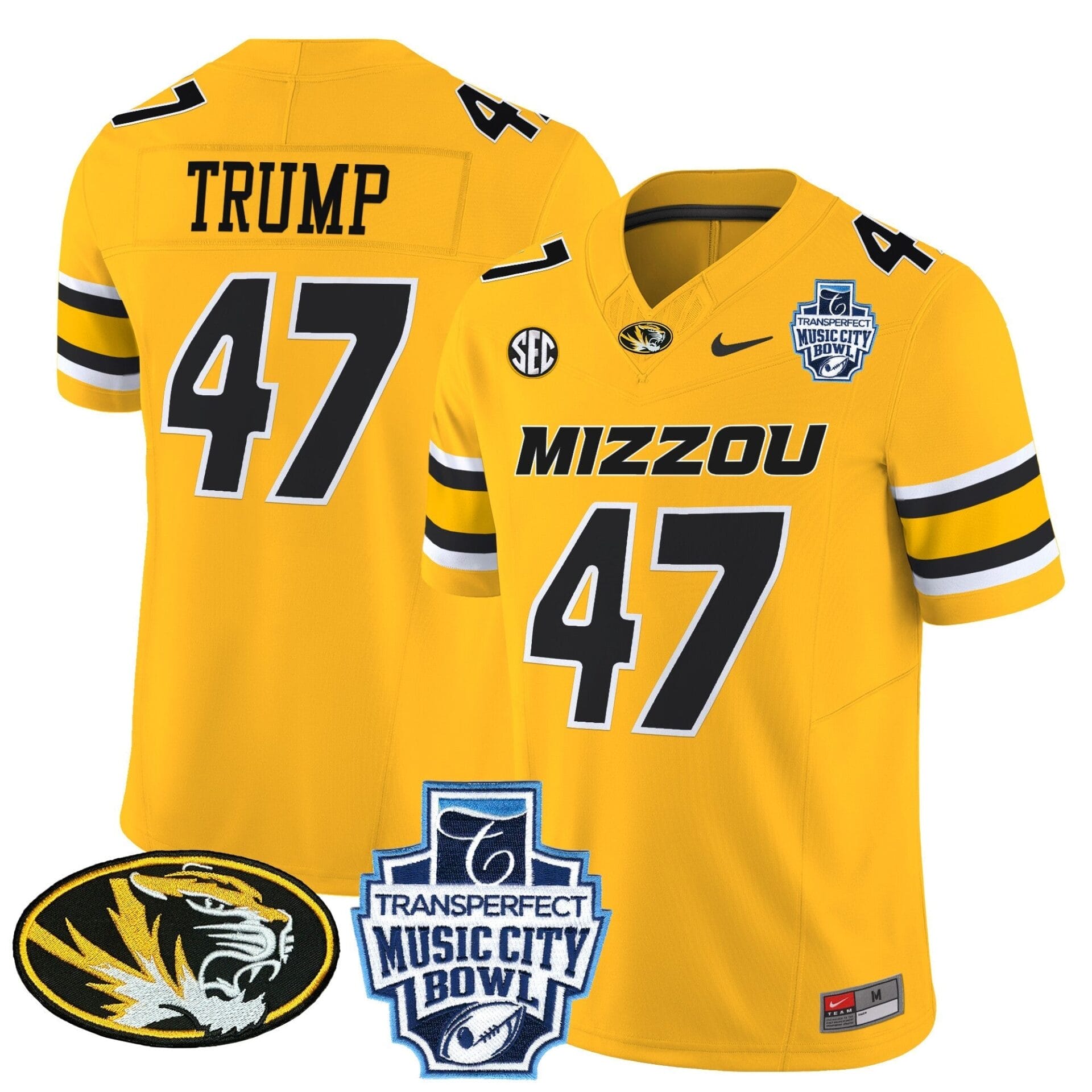 Missouri Tigers 2024 Music City Bowl Vapor Limited Jersey - All Stitched - Image 31