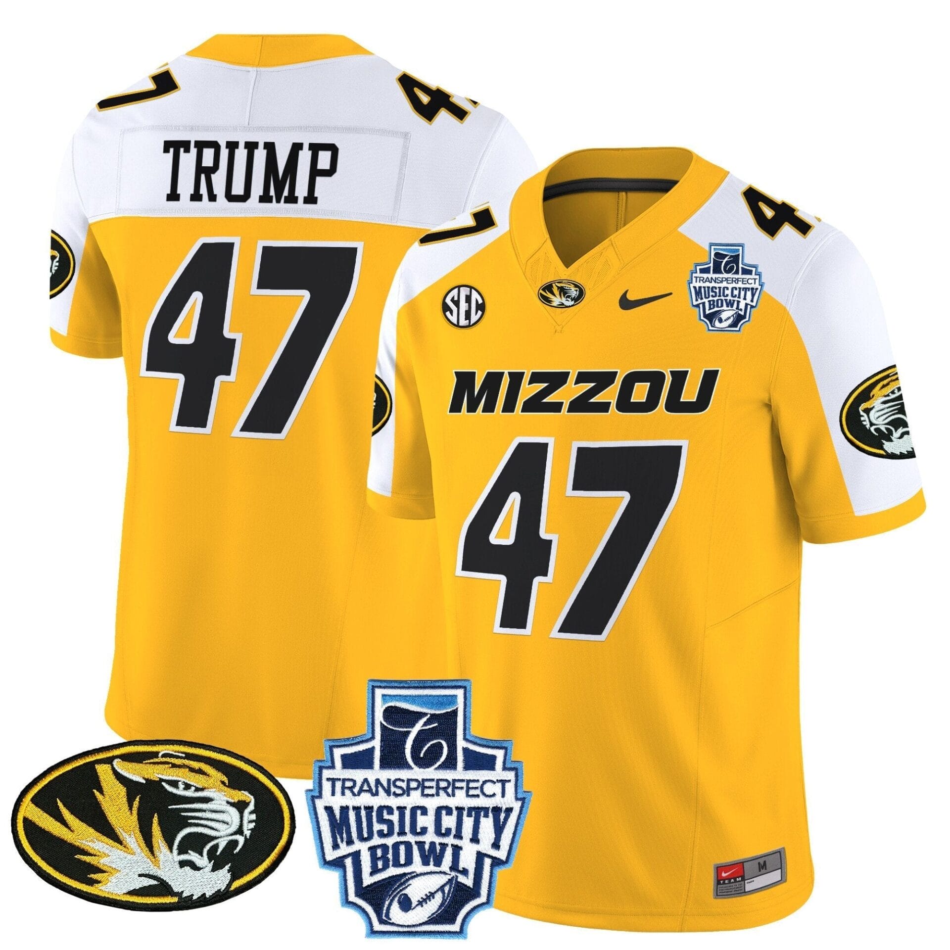 Missouri Tigers 2024 Music City Bowl Vapor Limited Jersey - All Stitched - Image 15