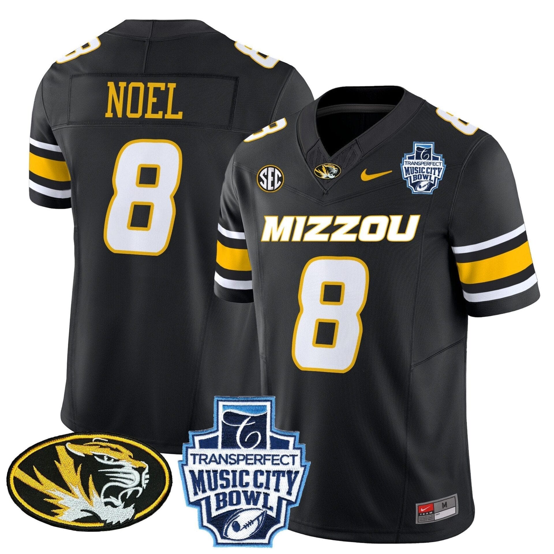 Missouri Tigers 2024 Music City Bowl Vapor Limited Jersey - All Stitched - Image 18