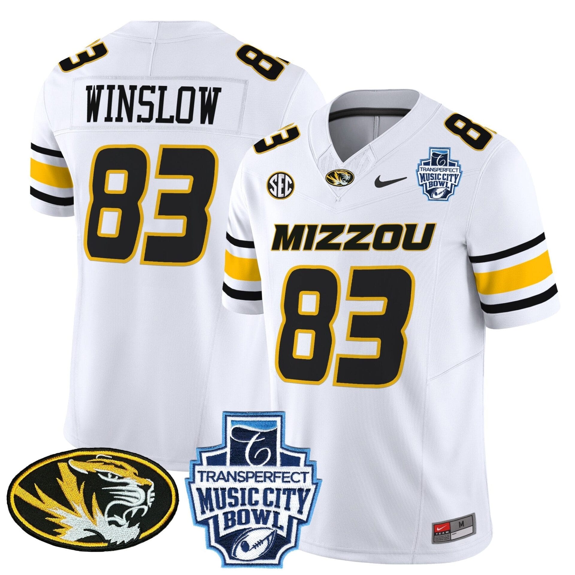 Missouri Tigers 2024 Music City Bowl Vapor Limited Jersey - All Stitched - Image 37