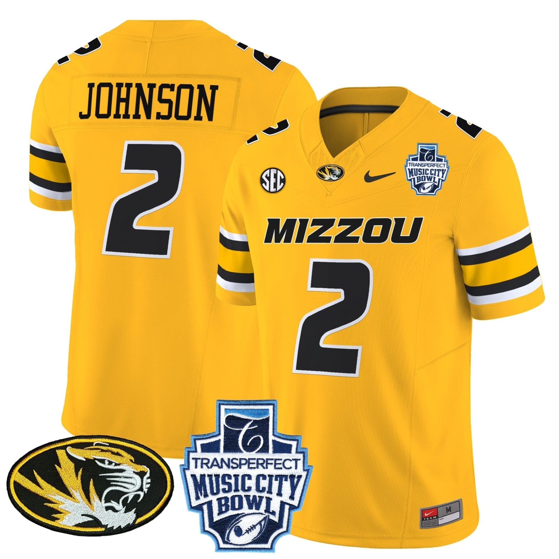 Missouri Tigers 2024 Music City Bowl Vapor Limited Jersey - All Stitched - Image 28