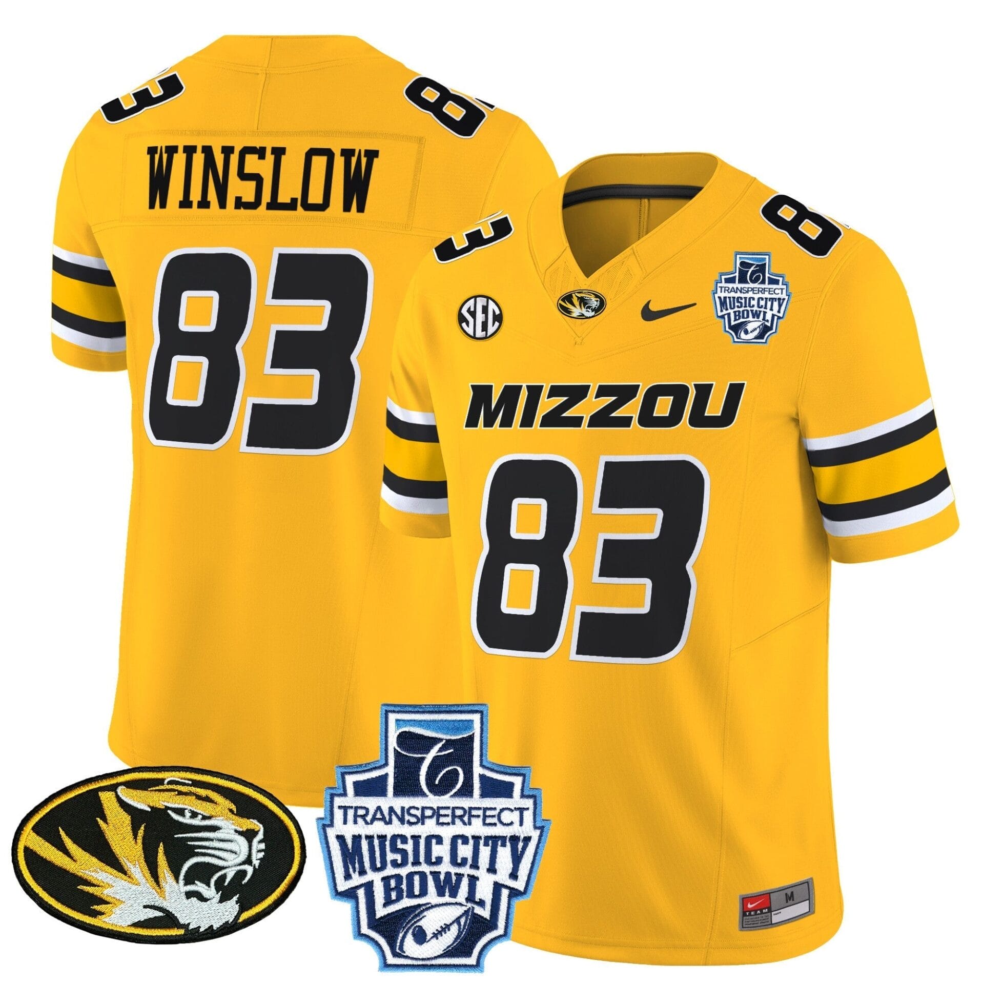Missouri Tigers 2024 Music City Bowl Vapor Limited Jersey - All Stitched - Image 29