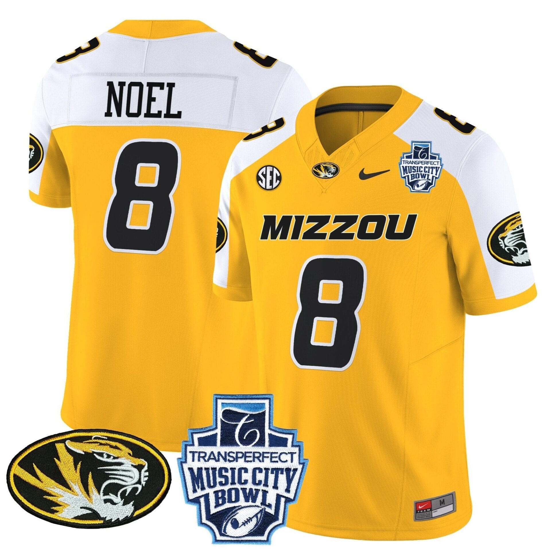 Missouri Tigers 2024 Music City Bowl Vapor Limited Jersey - All Stitched - Image 10