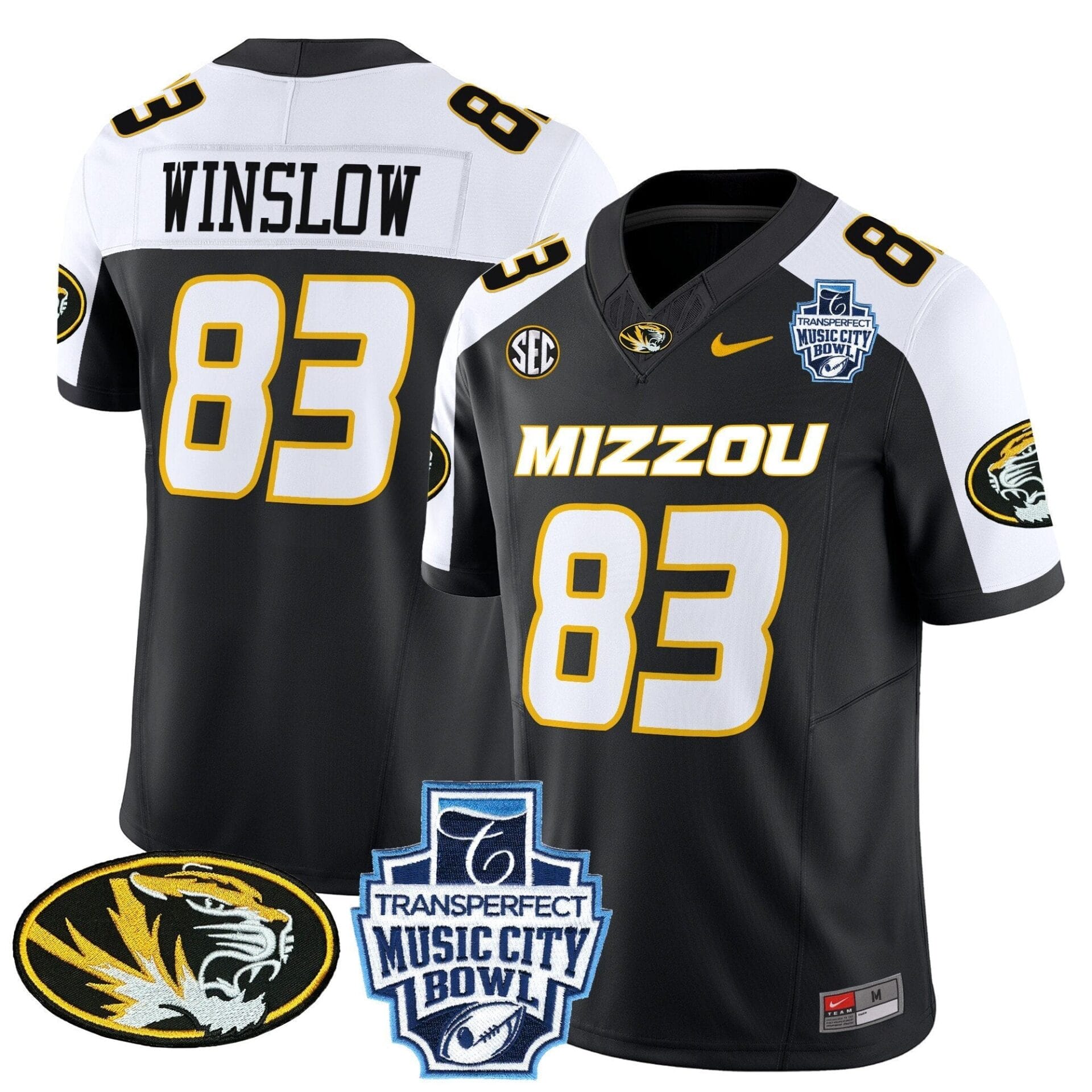 Missouri Tigers 2024 Music City Bowl Vapor Limited Jersey - All Stitched - Image 5