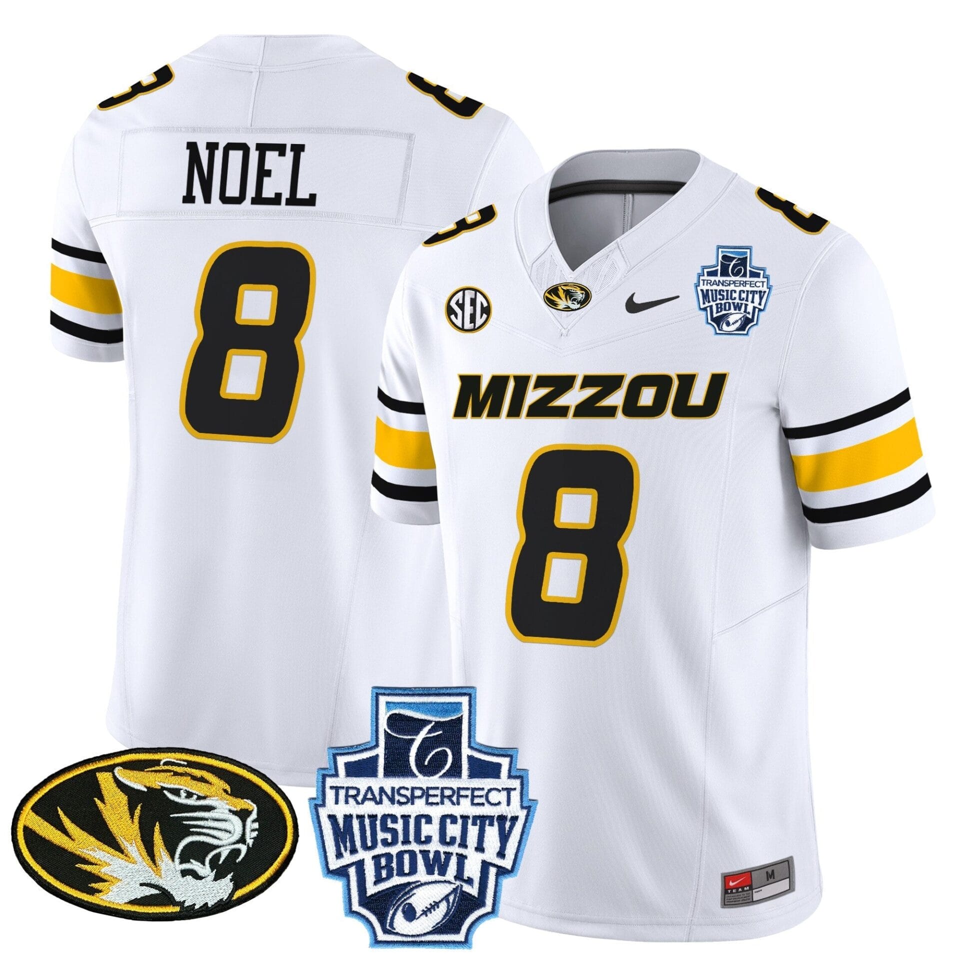 Missouri Tigers 2024 Music City Bowl Vapor Limited Jersey - All Stitched - Image 34