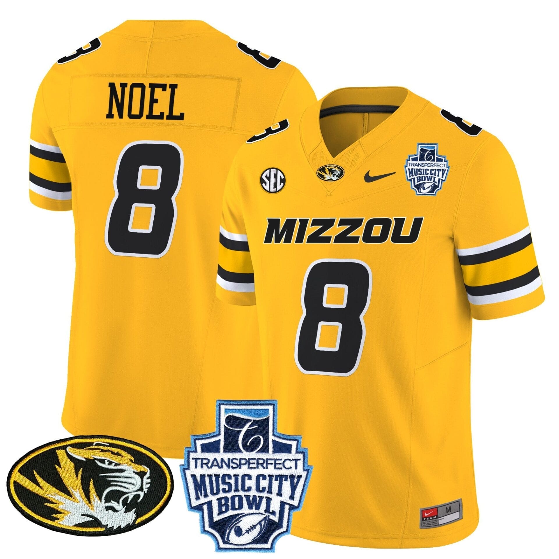 Missouri Tigers 2024 Music City Bowl Vapor Limited Jersey - All Stitched - Image 26