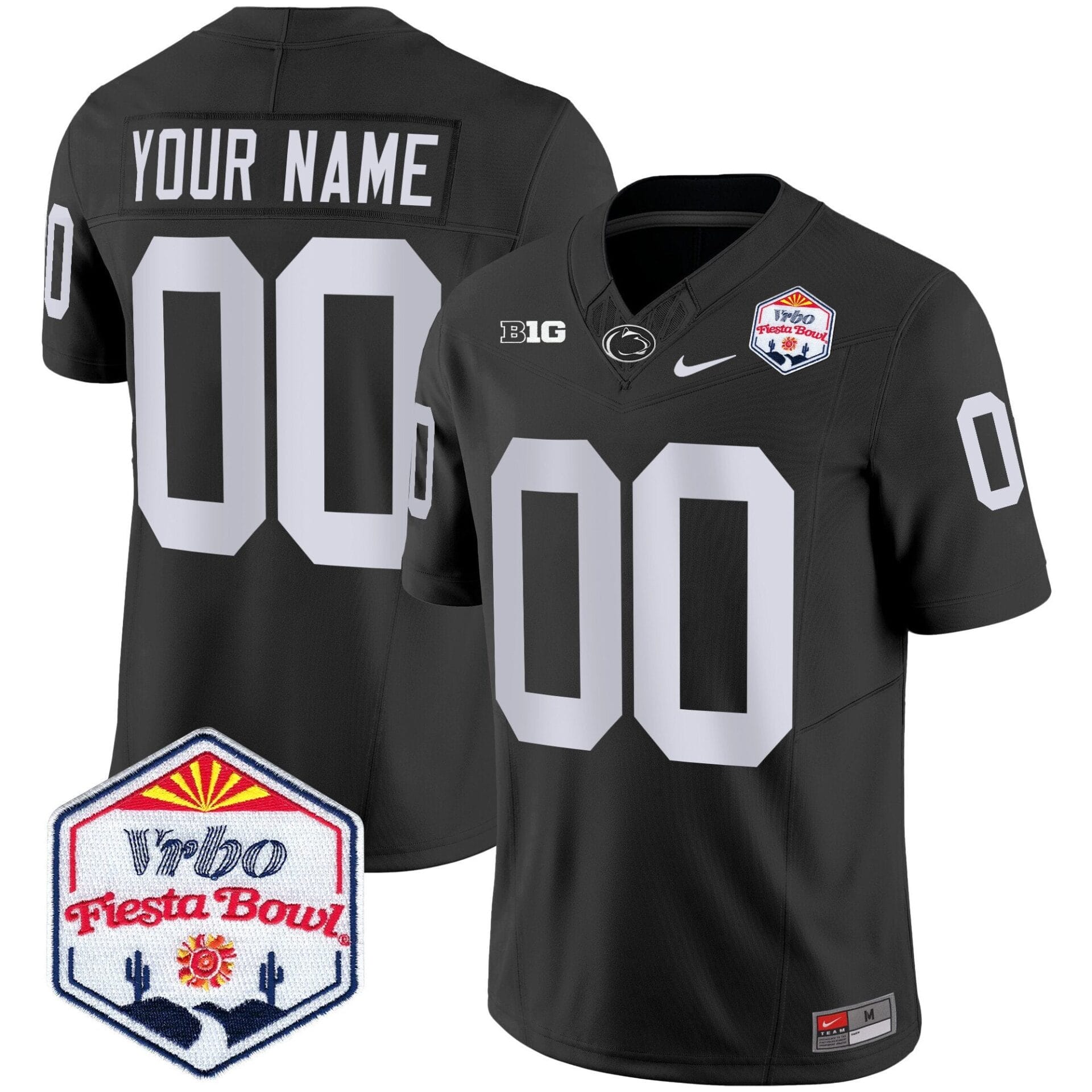 Penn State Nittany Lions 2024 The Fiesta Bowl Patch Vapor Limited Custom Jersey - All Stitched - Image 5