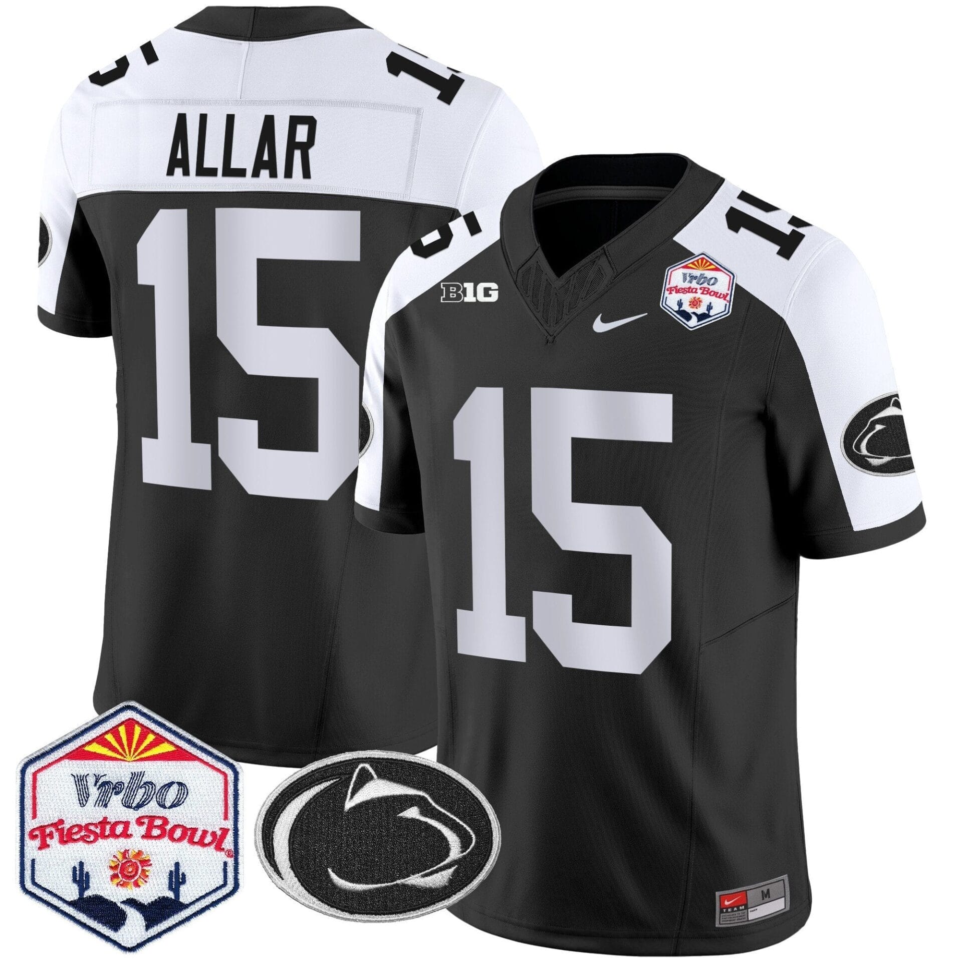 Penn State Nittany Lions 2024 The Fiesta Bowl Patch Vapor Limited Jersey - All Stitched - Image 9