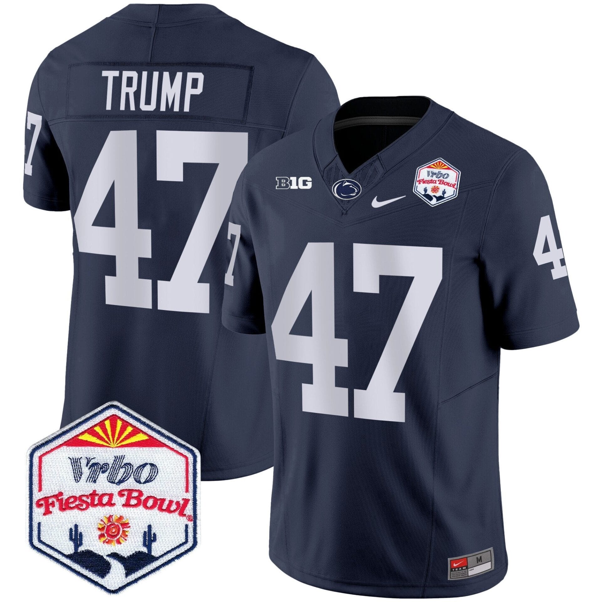 Penn State Nittany Lions 2024 The Fiesta Bowl Patch Vapor Limited Jersey - All Stitched - Image 23
