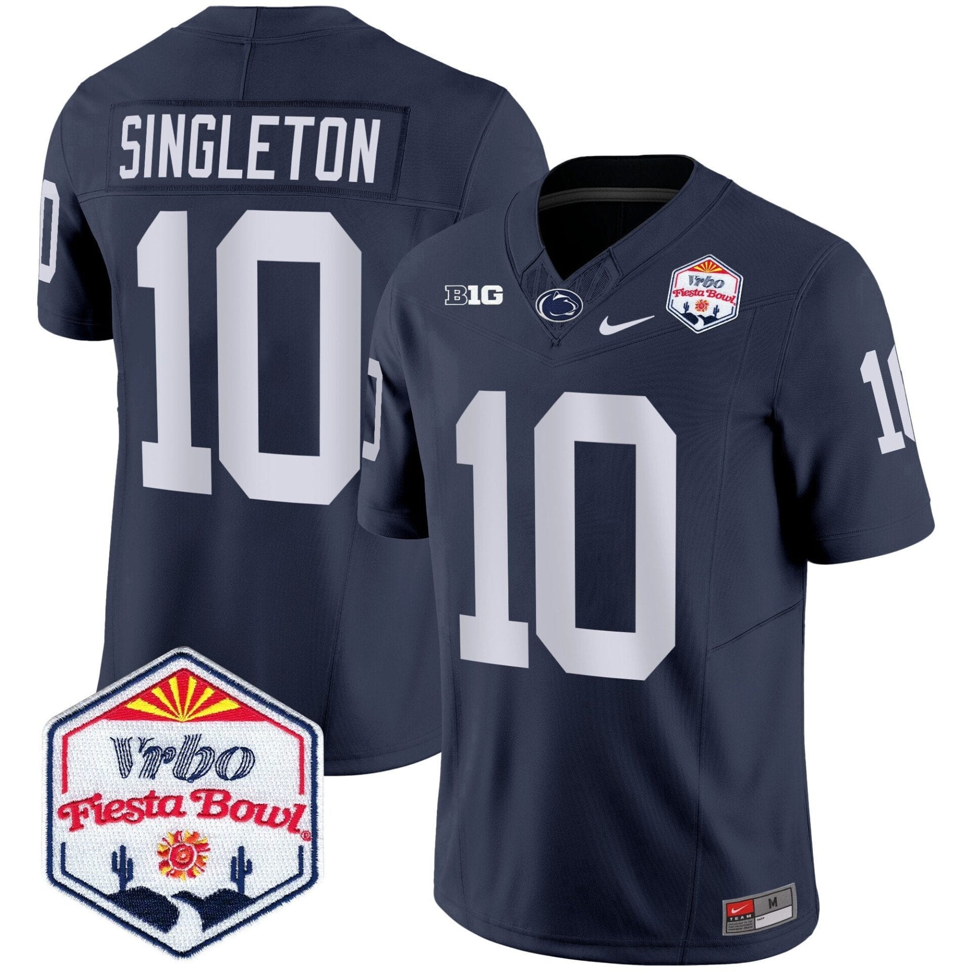 Penn State Nittany Lions 2024 The Fiesta Bowl Patch Vapor Limited Jersey - All Stitched - Image 18