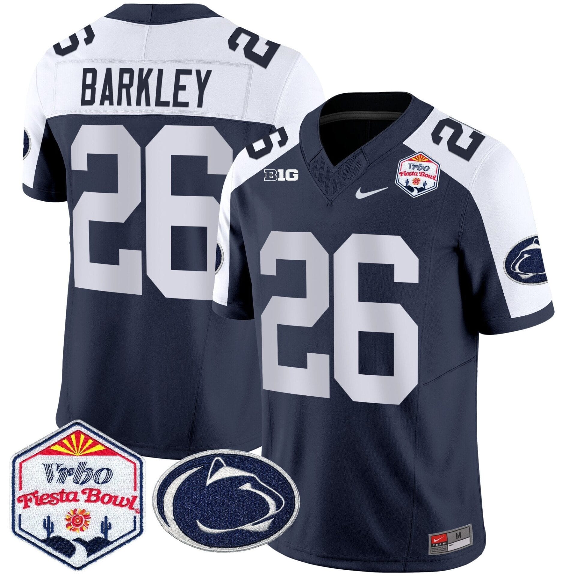 Penn State Nittany Lions 2024 The Fiesta Bowl Patch Vapor Limited Jersey - All Stitched - Image 5