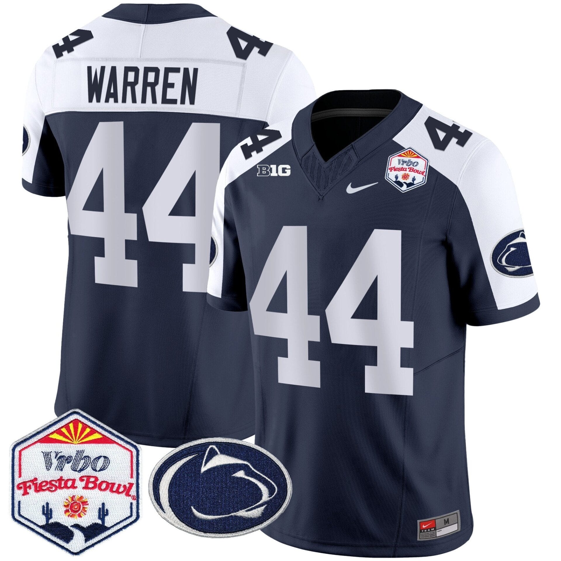 Penn State Nittany Lions 2024 The Fiesta Bowl Patch Vapor Limited Jersey - All Stitched - Image 3
