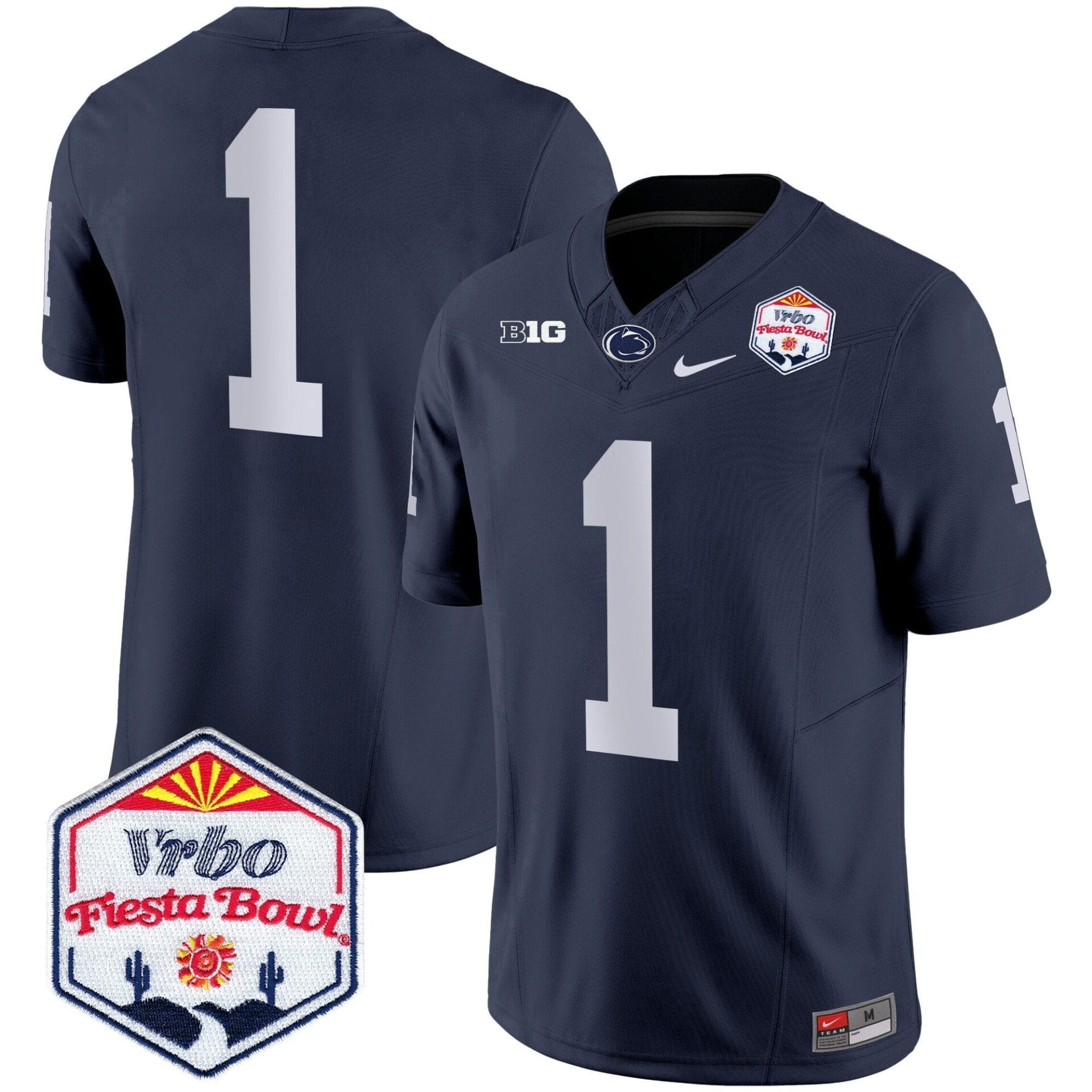 Penn State Nittany Lions 2024 The Fiesta Bowl Patch Vapor Limited Jersey - All Stitched - Image 24