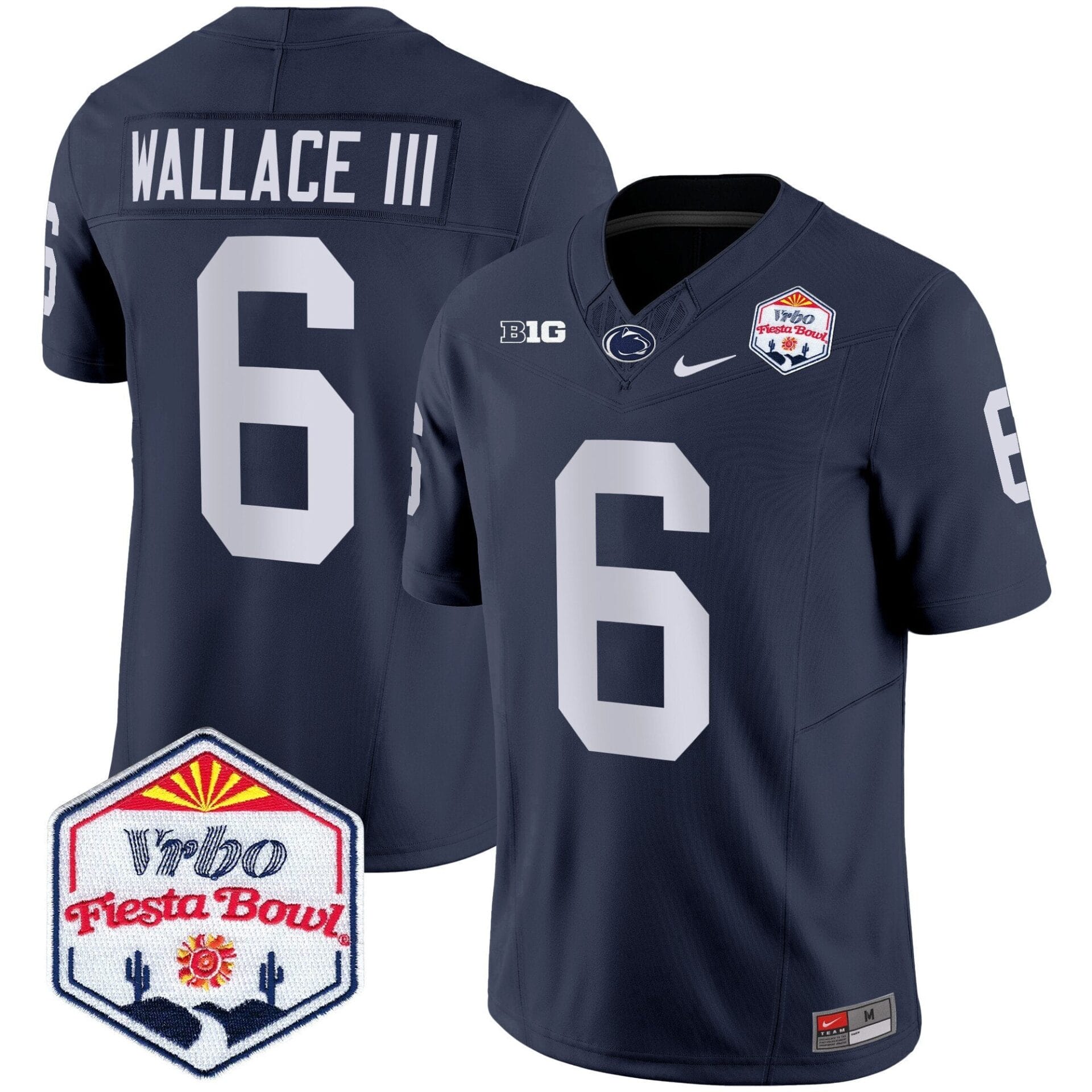 Penn State Nittany Lions 2024 The Fiesta Bowl Patch Vapor Limited Jersey - All Stitched - Image 22